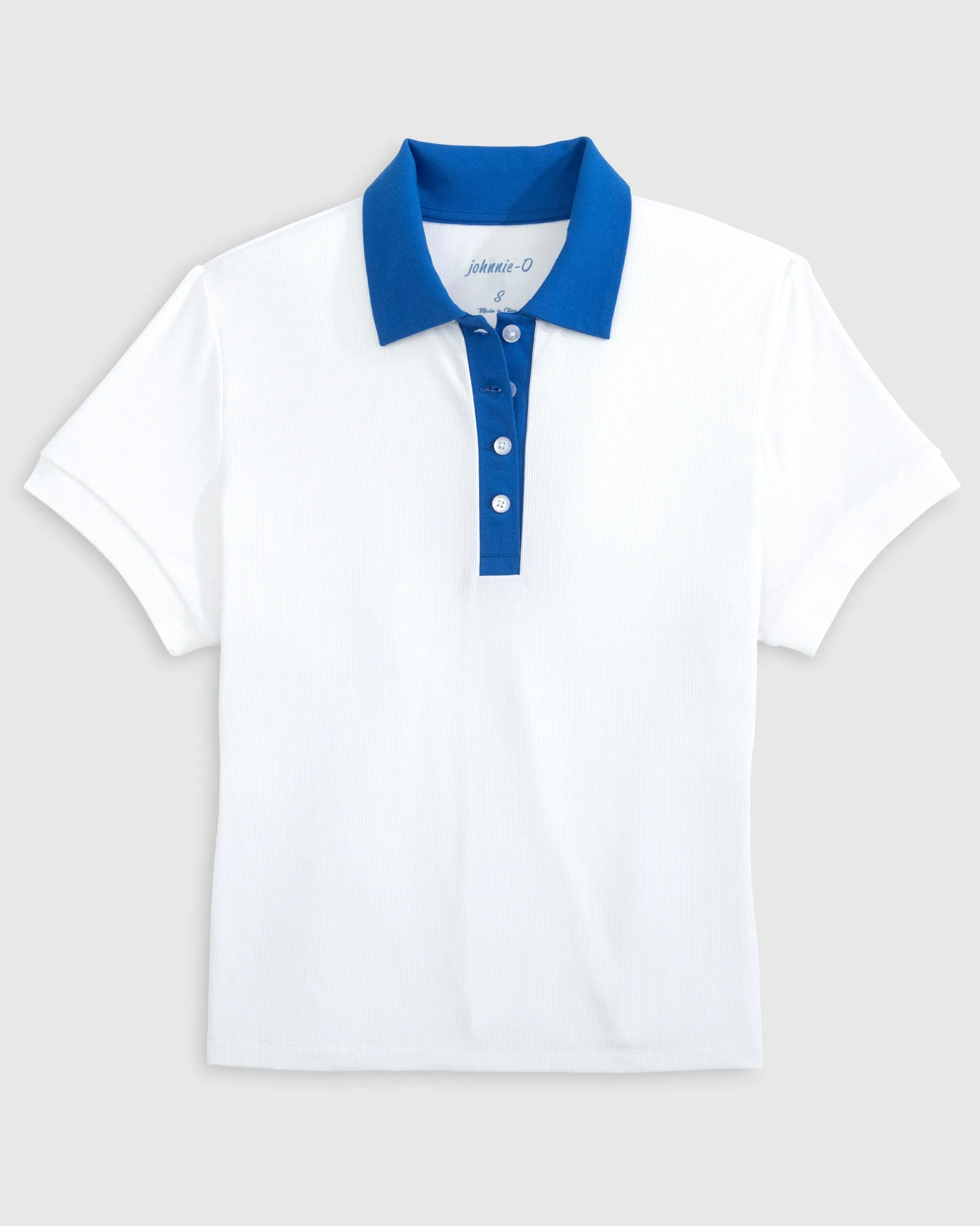 Women's PerryGolf Maisie 4-Button Performance Polo sold by Johnnie-O product image thumbnail 3