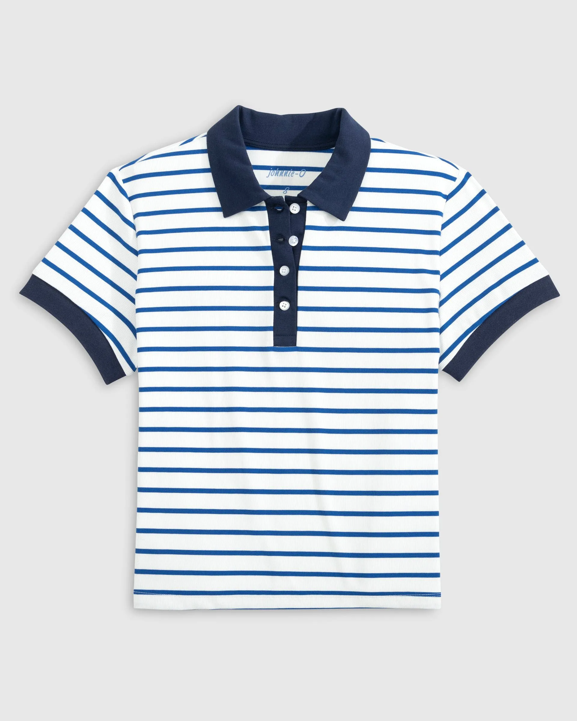 Women's PerryGolf Maisie 4-Button Performance Polo sold by Johnnie-O