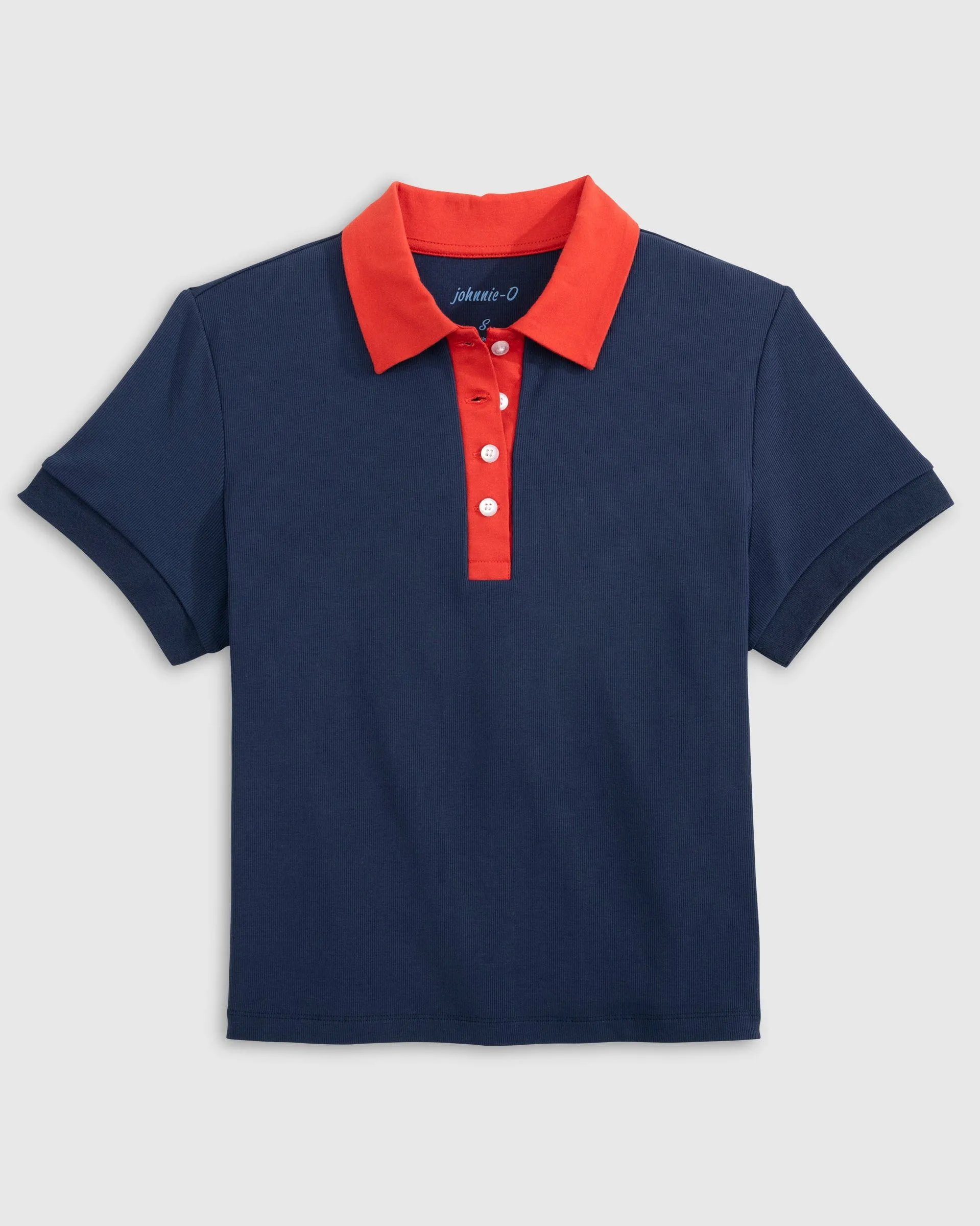 Women's PerryGolf Maisie 4-Button Performance Polo sold by Johnnie-O product image thumbnail 2