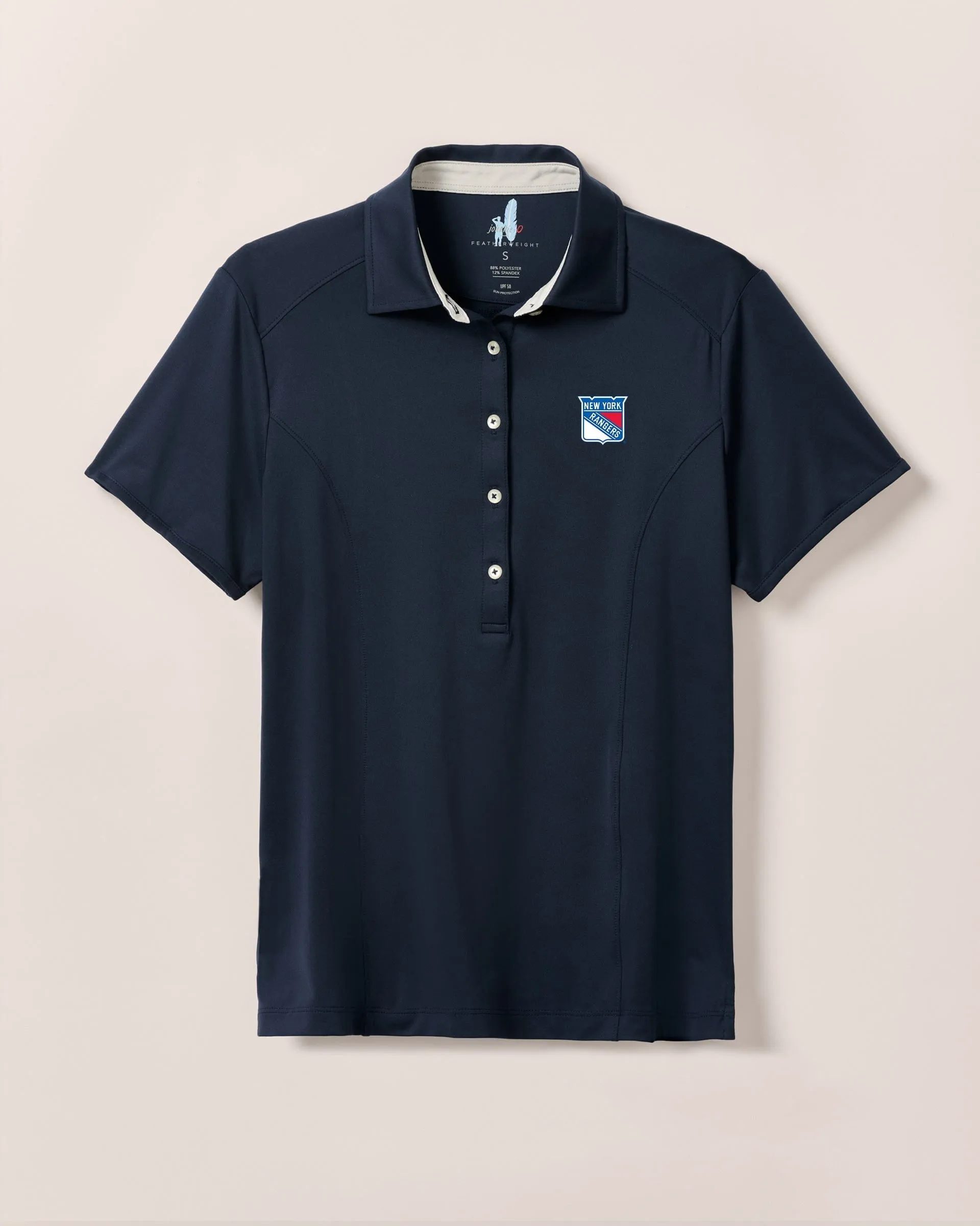 Women's New York Rangers Angela Performance Polo sold by Johnnie-O
