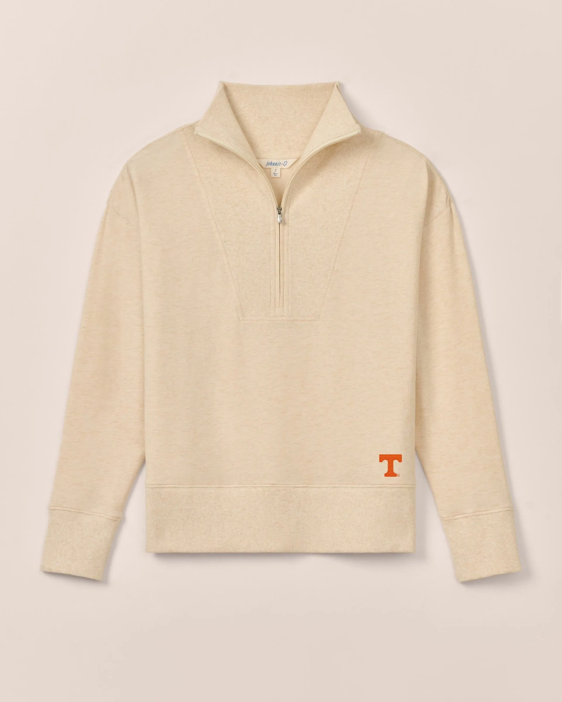 Women's Tennessee Taylor Drop Shoulder Cotton 1/4 Zip sold by Johnnie-O