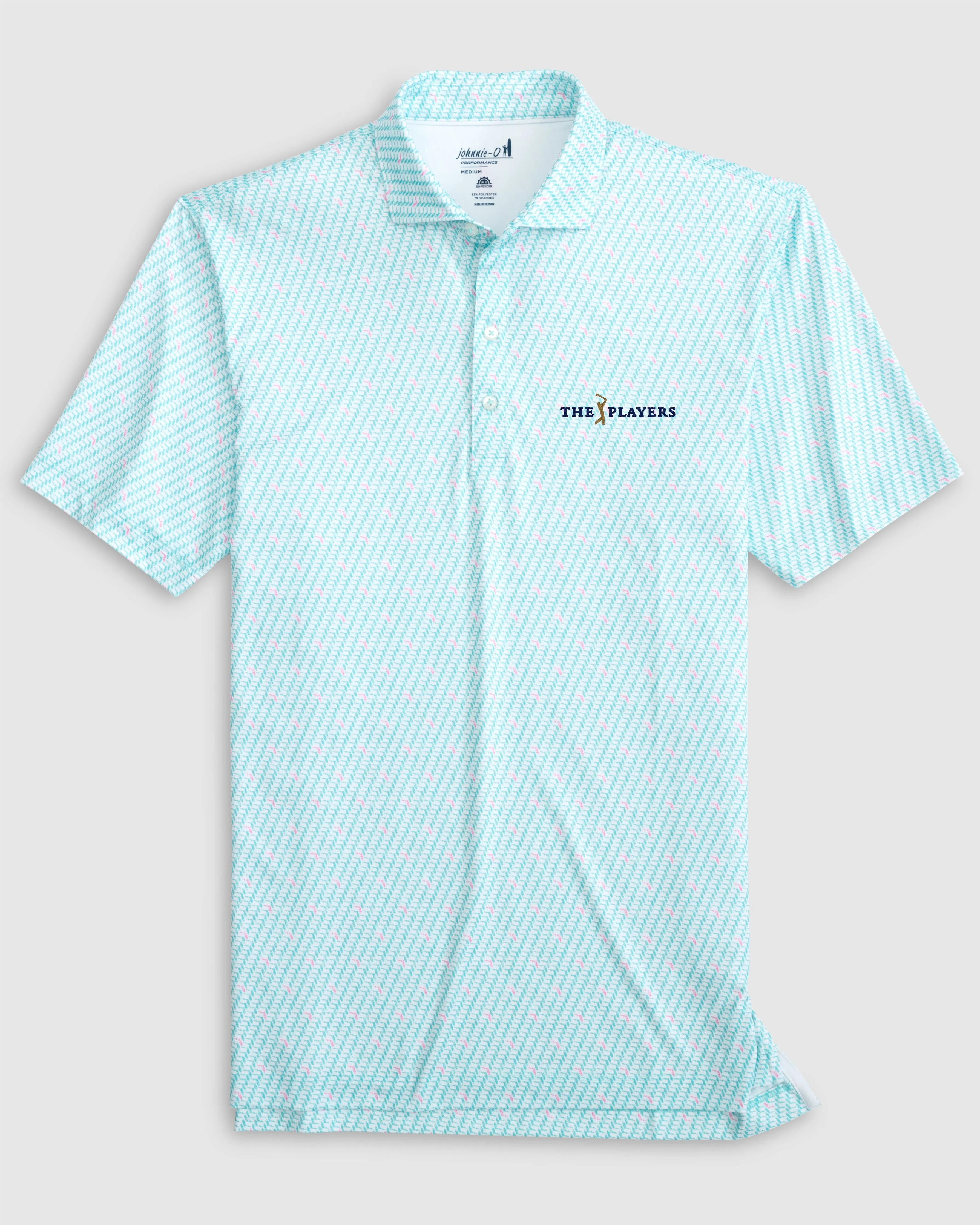 The PLAYERS Championship Everglades Performance Jersey Polo sold by Johnnie-O