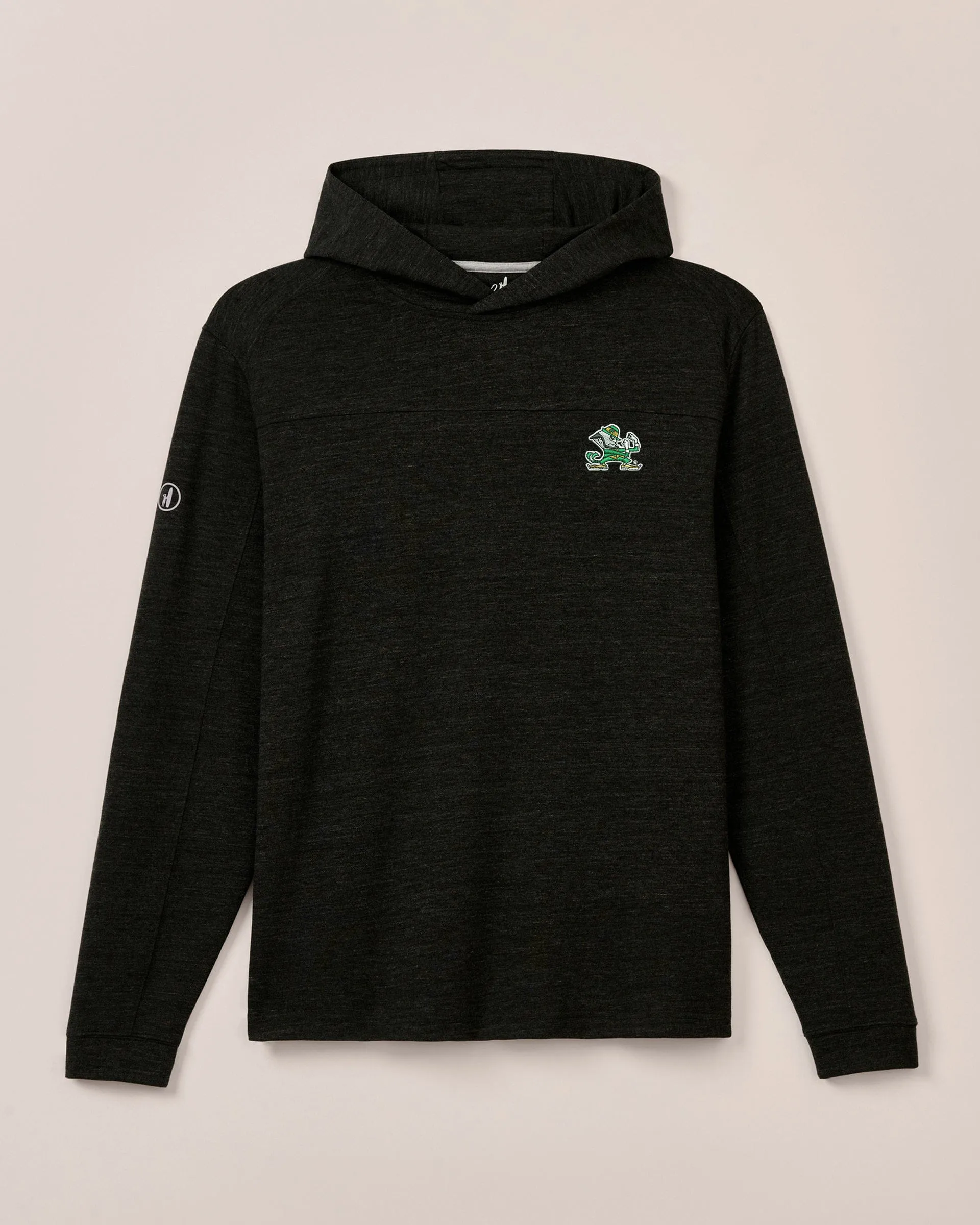 Notre Dame Remmy Lightweight Performance Hoodie - Leprechaun Logo sold by Johnnie-O product image thumbnail 2