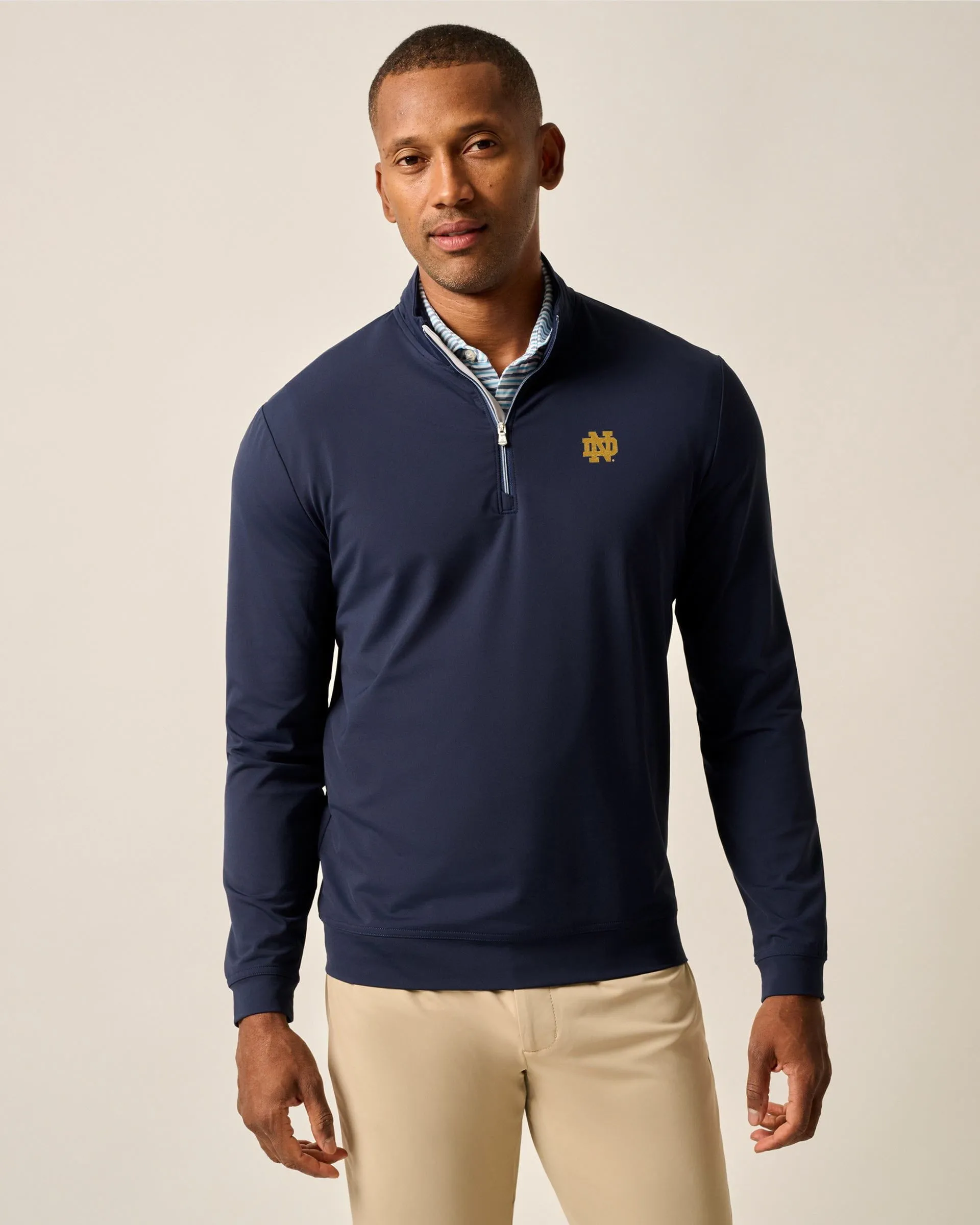 Notre Dame Motion Performance 1/4 Zip sold by Johnnie-O product image thumbnail 3
