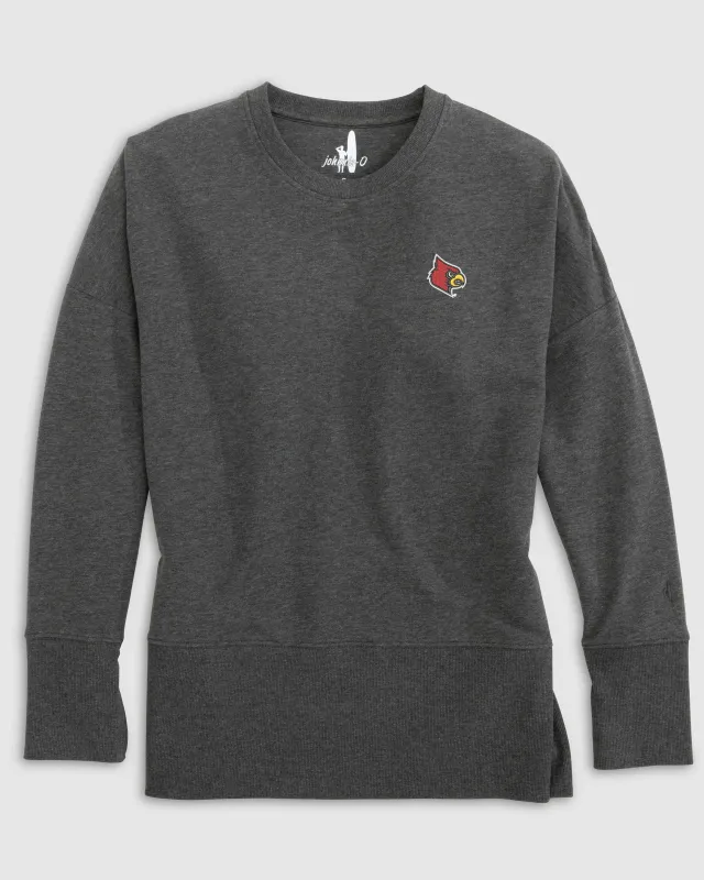 Women's Louisville Brittany Crewneck Sweatshirt sold by Johnnie-O