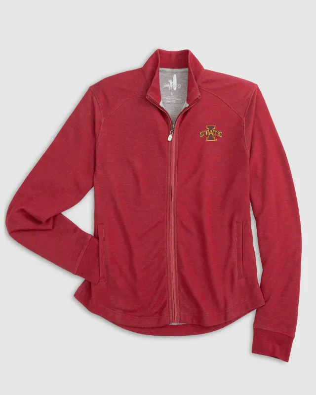 Women's Iowa State Tomi Full Zip Jacket sold by Johnnie-O