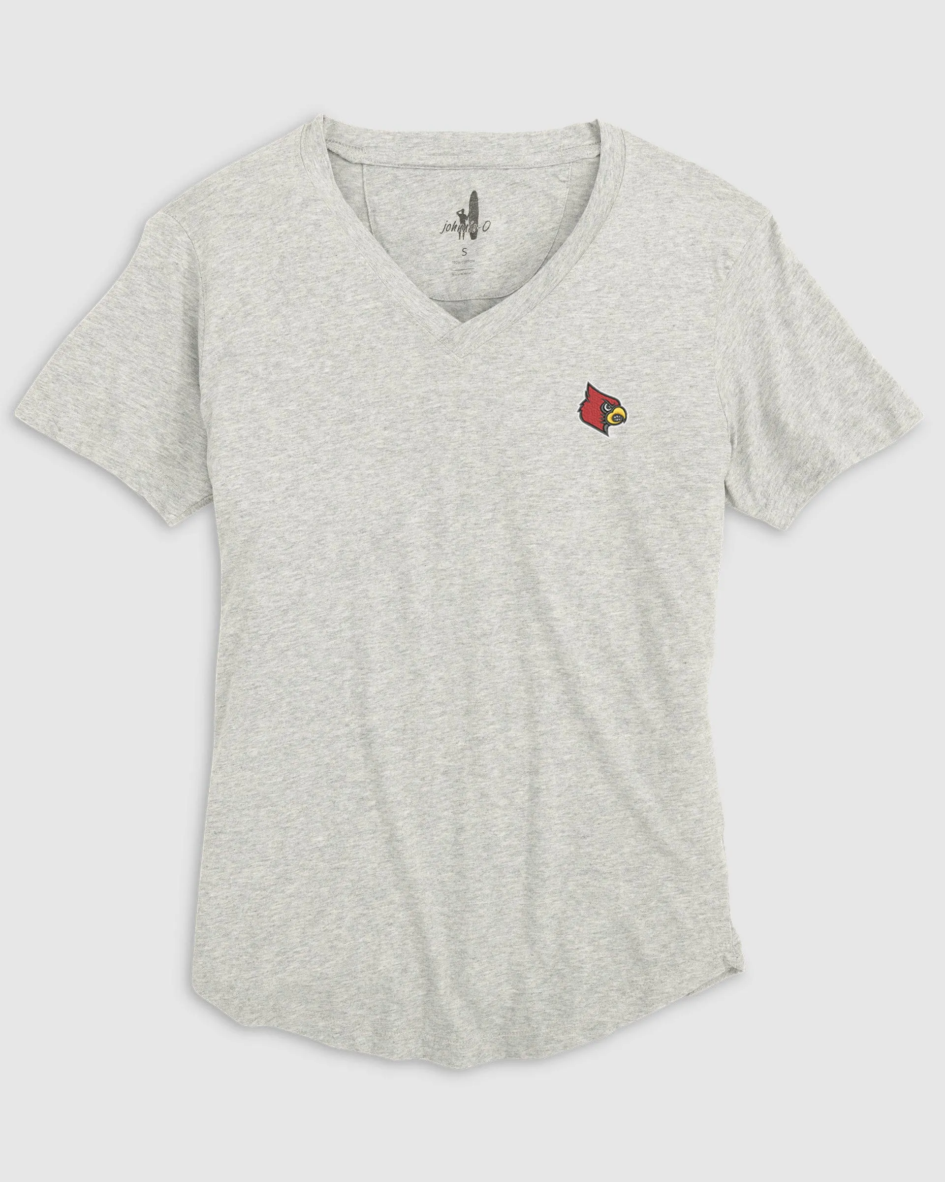 Women's Louisville Merediths V-Neck T-Shirt sold by Johnnie-O