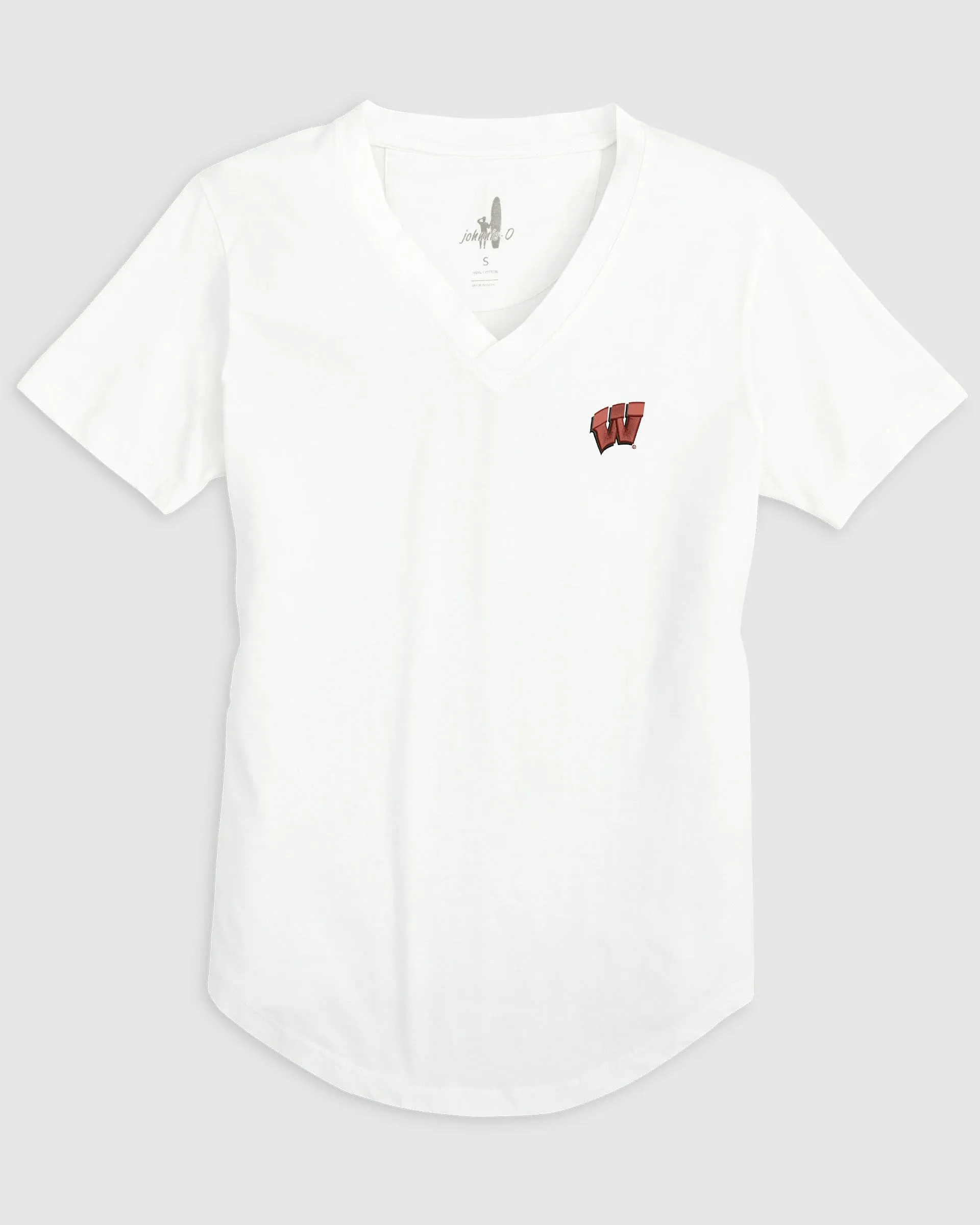 Women's Wisconsin Merediths V-Neck T-Shirt sold by Johnnie-O product image thumbnail 4