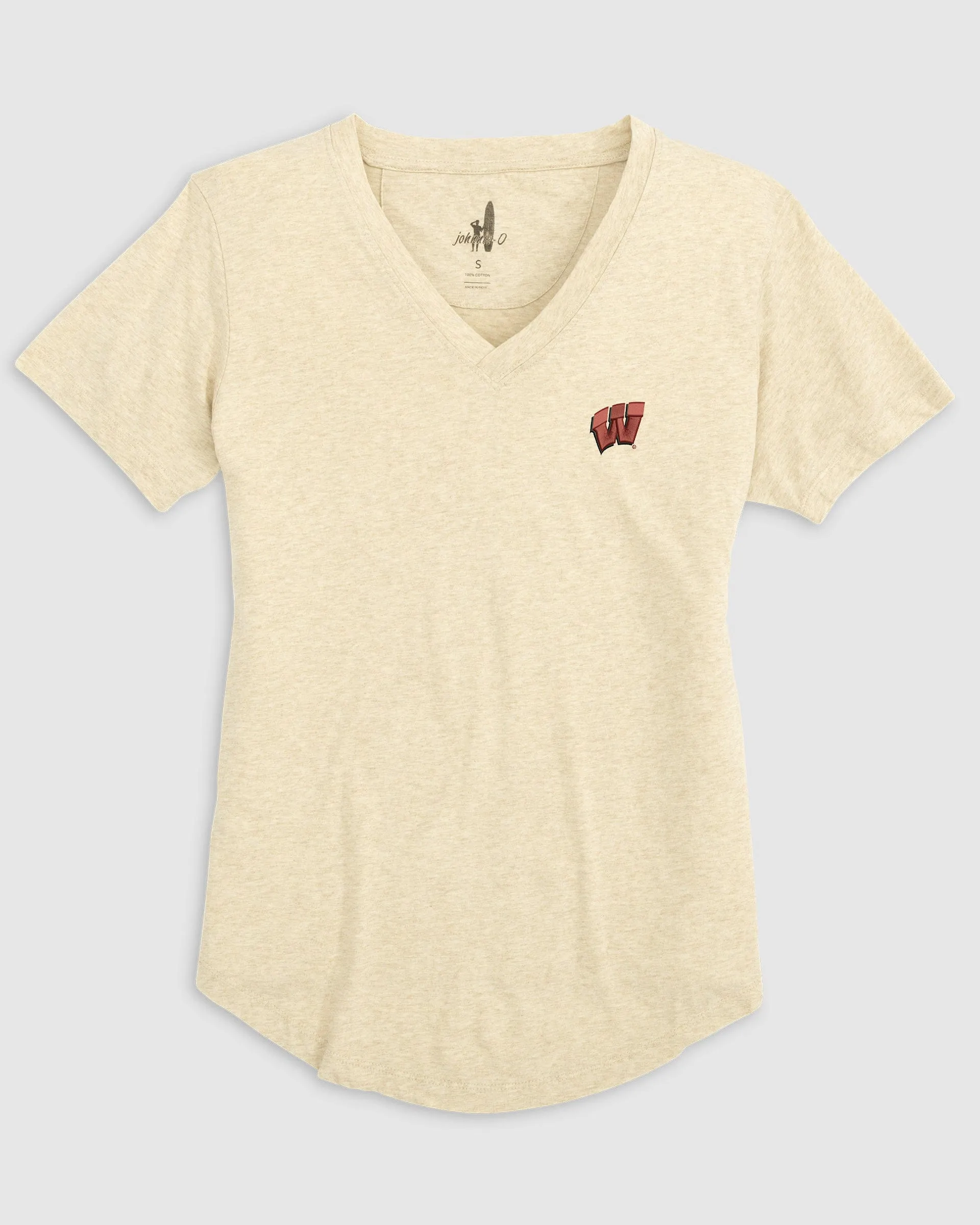 Women's Wisconsin Merediths V-Neck T-Shirt sold by Johnnie-O product image thumbnail 2