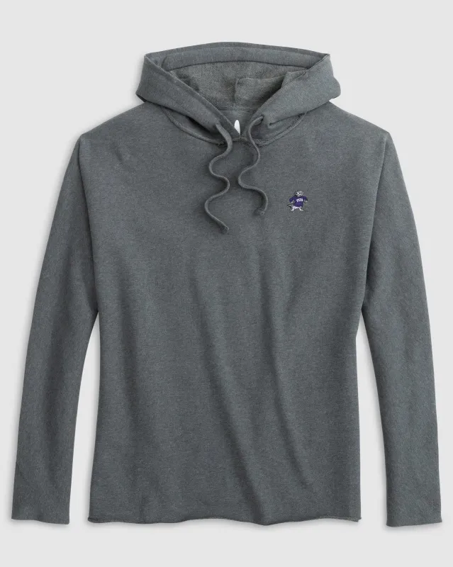 Women's Texas Christian Kelli Pullover Hoodie - Vault Logo made by Johnnie-O