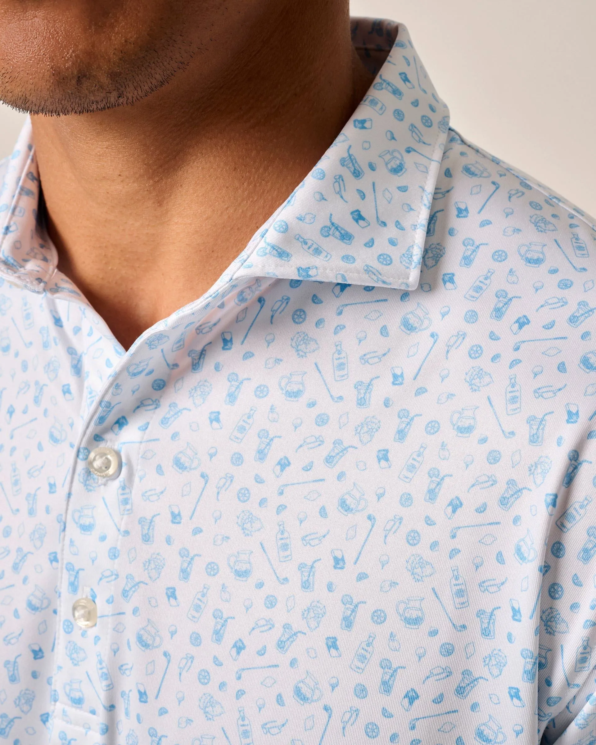 Performance Jersey Polo - Juice Print sold by Johnnie-O product image thumbnail 3