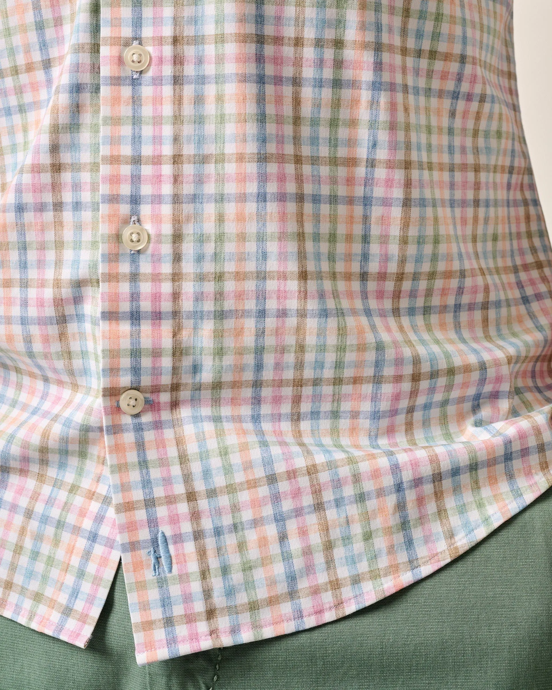 Short Sleeve Performance Button Down Shirt - Kyler sold by Johnnie-O product image thumbnail 4