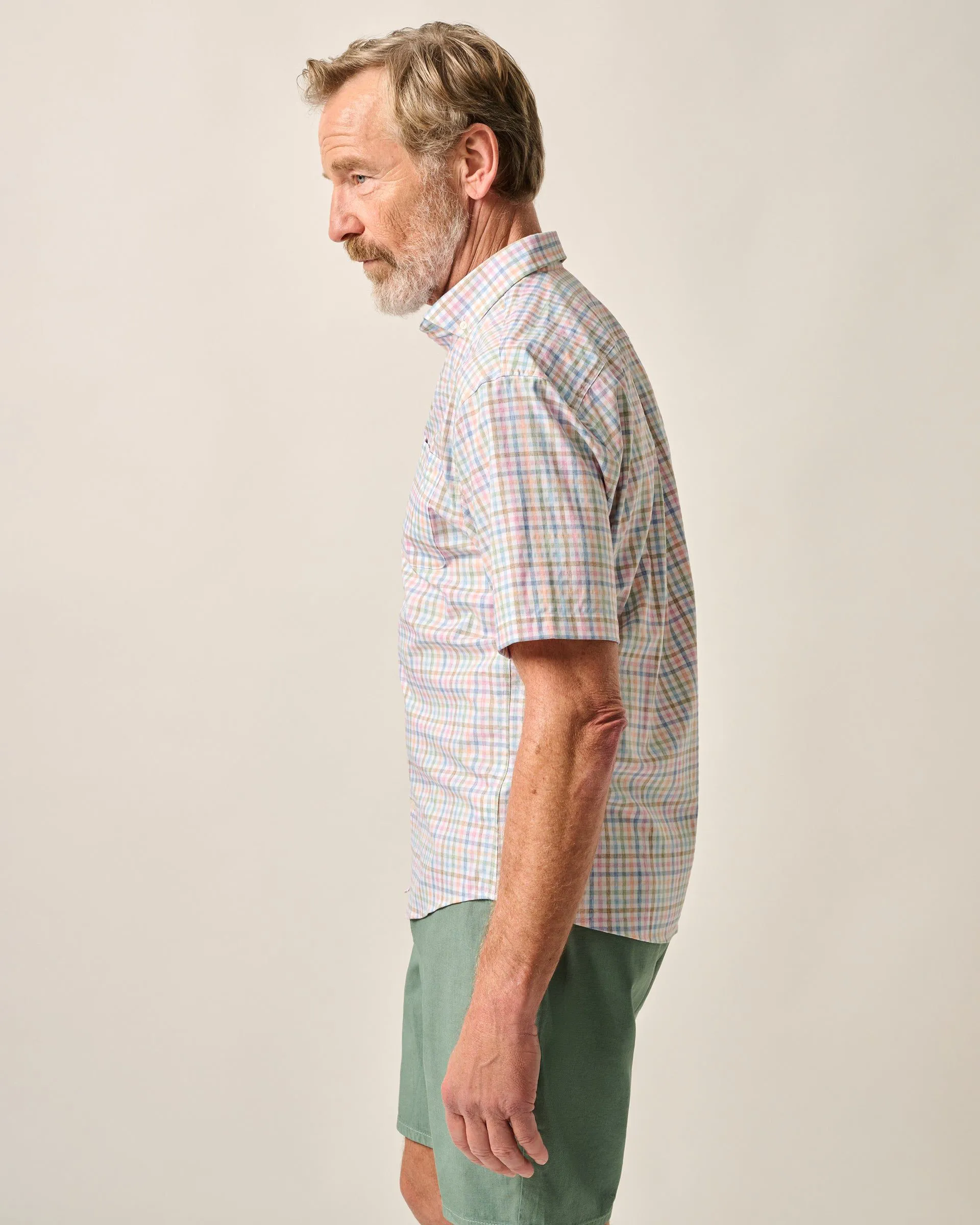 Short Sleeve Performance Button Down Shirt - Kyler sold by Johnnie-O product image thumbnail 5