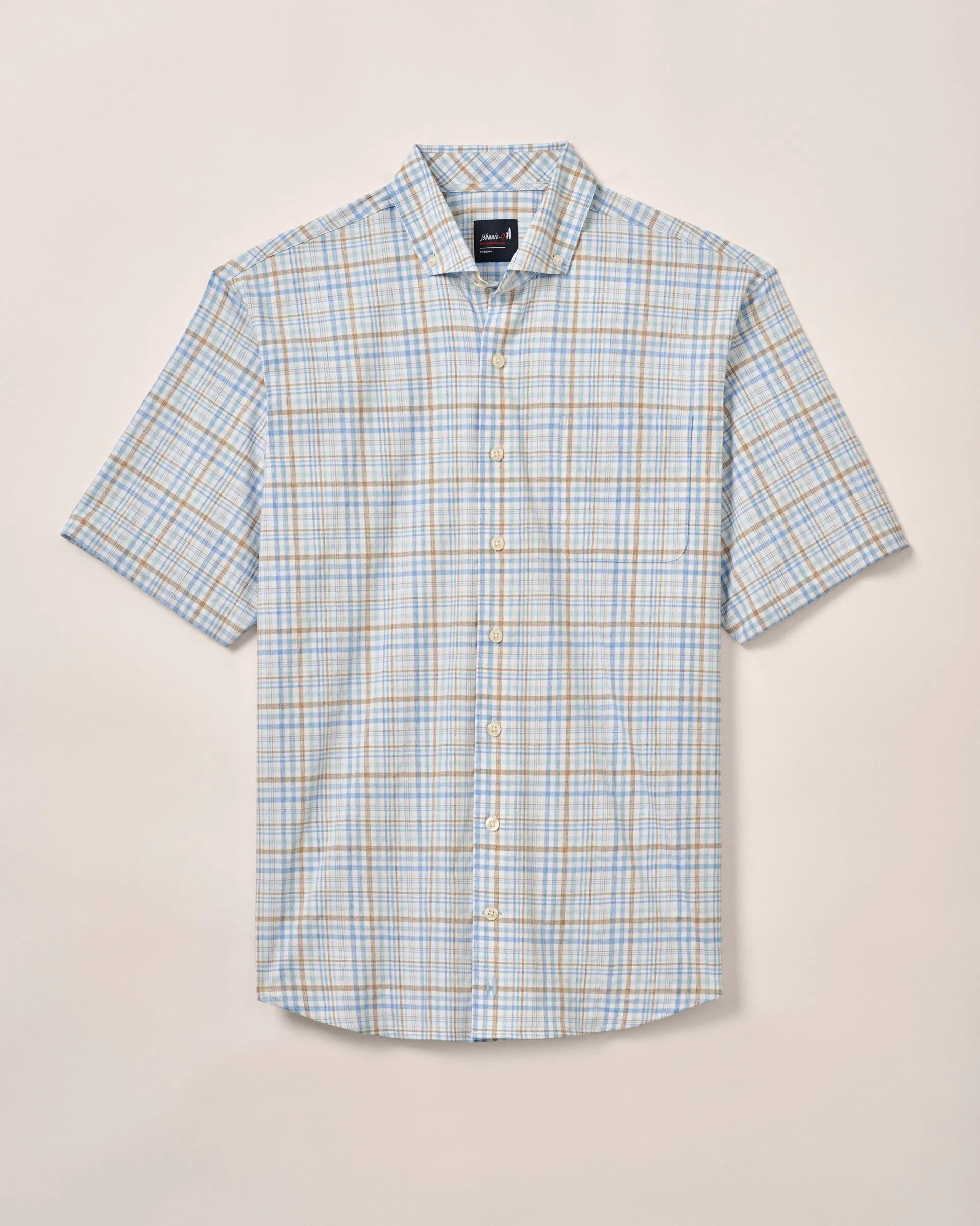 Short Sleeve Performance Button Down Shirt - Macks sold by Johnnie-O product image thumbnail 5
