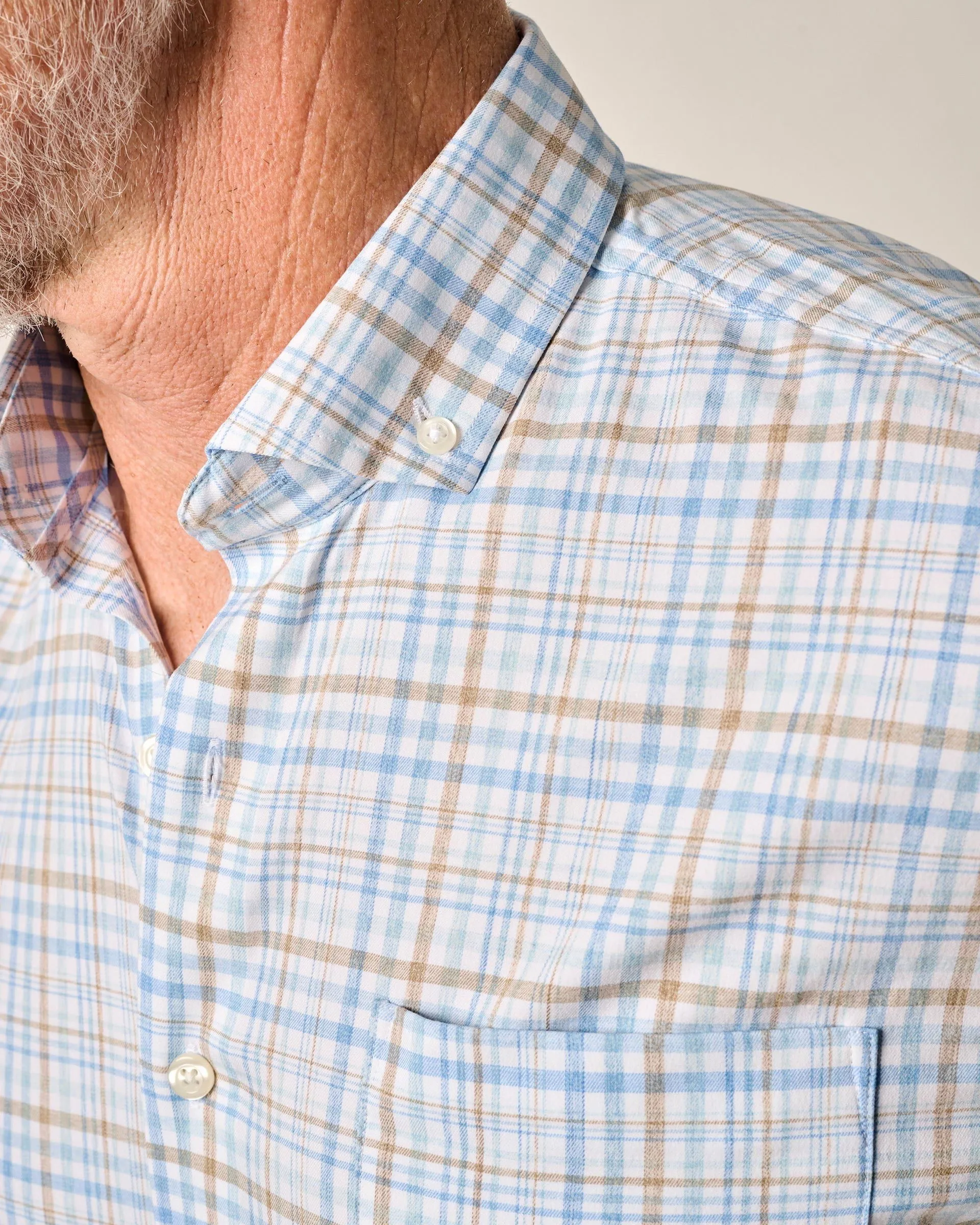 Short Sleeve Performance Button Down Shirt - Macks sold by Johnnie-O product image thumbnail 2