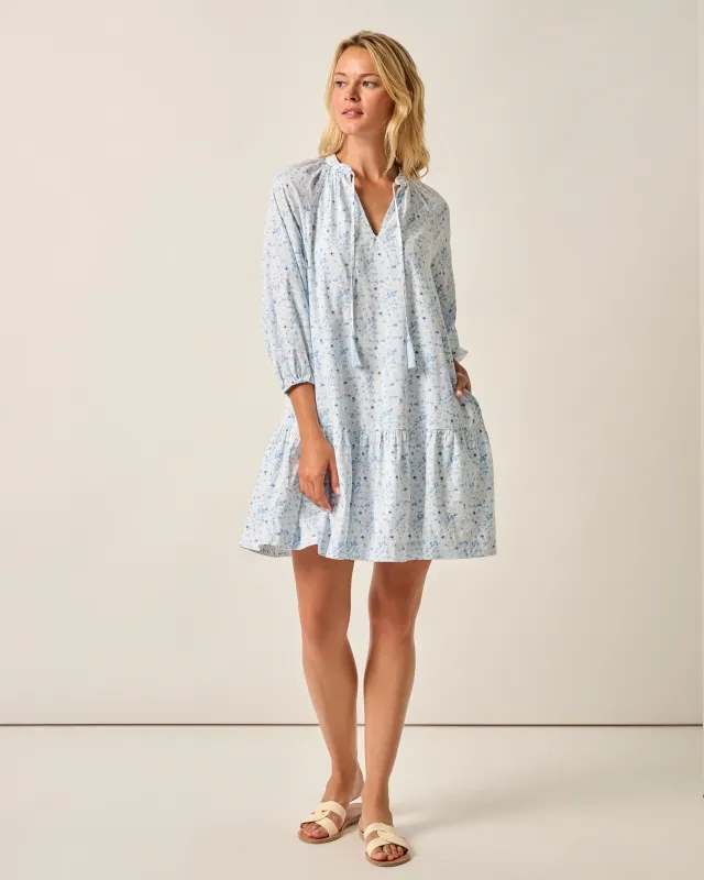 Vanessa Floral Cotton Blend Mini Dress sold by Johnnie-O