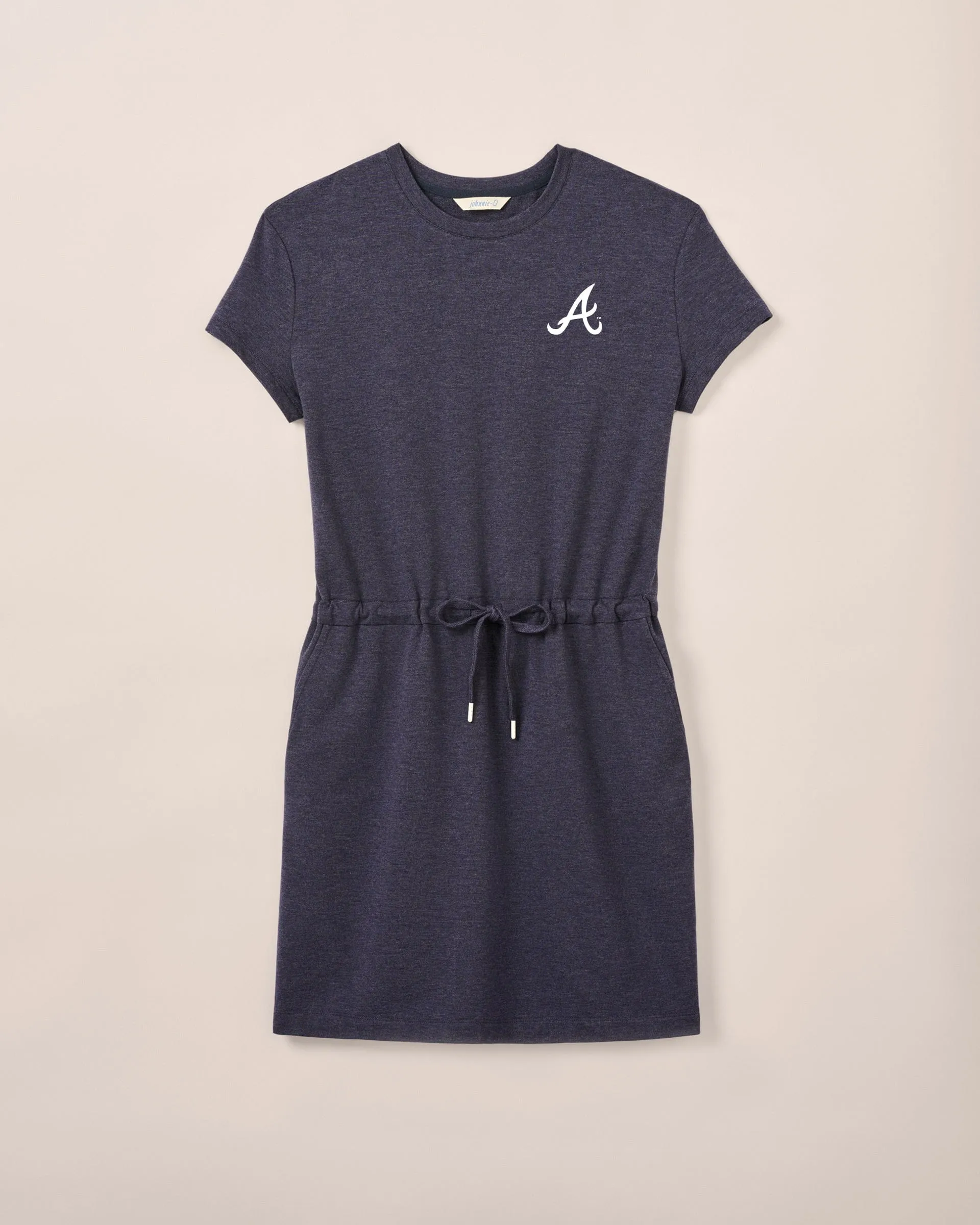 Women's Atlanta Braves Joelle Knit T-Shirt Dress sold by Johnnie-O