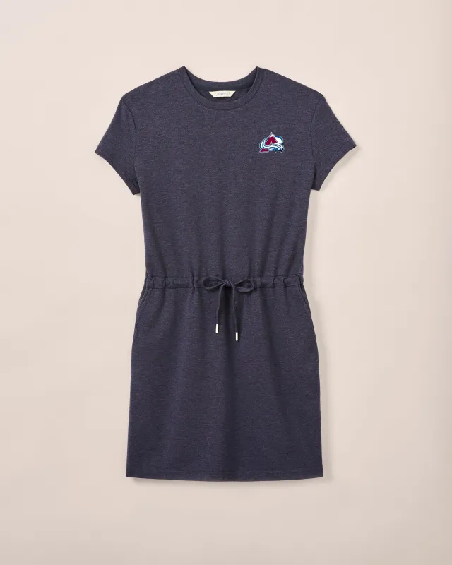 Women's Colorado Avalanche Joelle Knit T-Shirt Dress sold by Johnnie-O