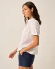 Rosie Pintuck Cotton Blouse sold by Johnnie-O