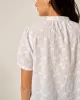 Rosie Pintuck Cotton Blouse sold by Johnnie-O