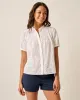 Rosie Pintuck Cotton Blouse sold by Johnnie-O