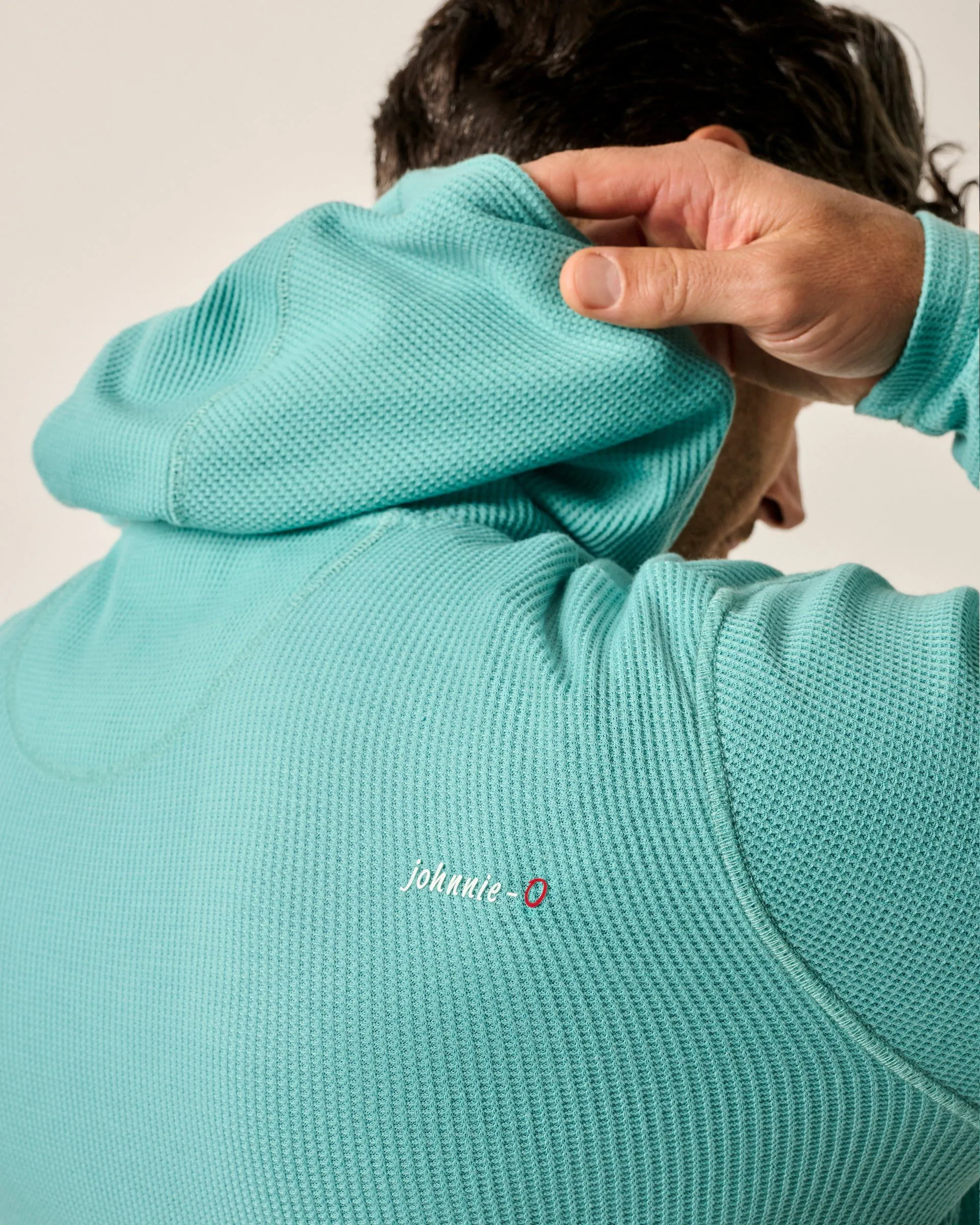 Brinson Drirelease® Waffle Hoodie sold by Johnnie-O product image thumbnail 3