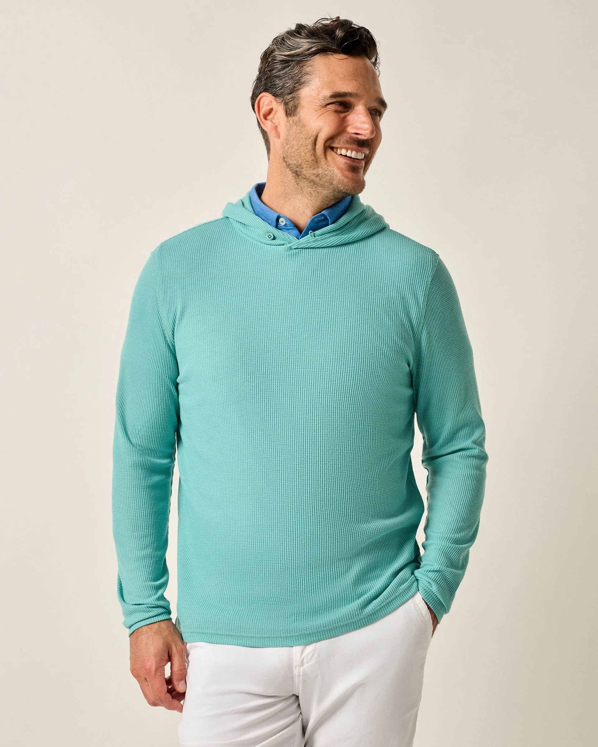 Brinson Drirelease® Waffle Hoodie sold by Johnnie-O