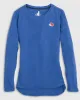 Women's Texas Rangers Addison Long Sleeve T-Shirt - Cooperstown Logo sold by Johnnie-O