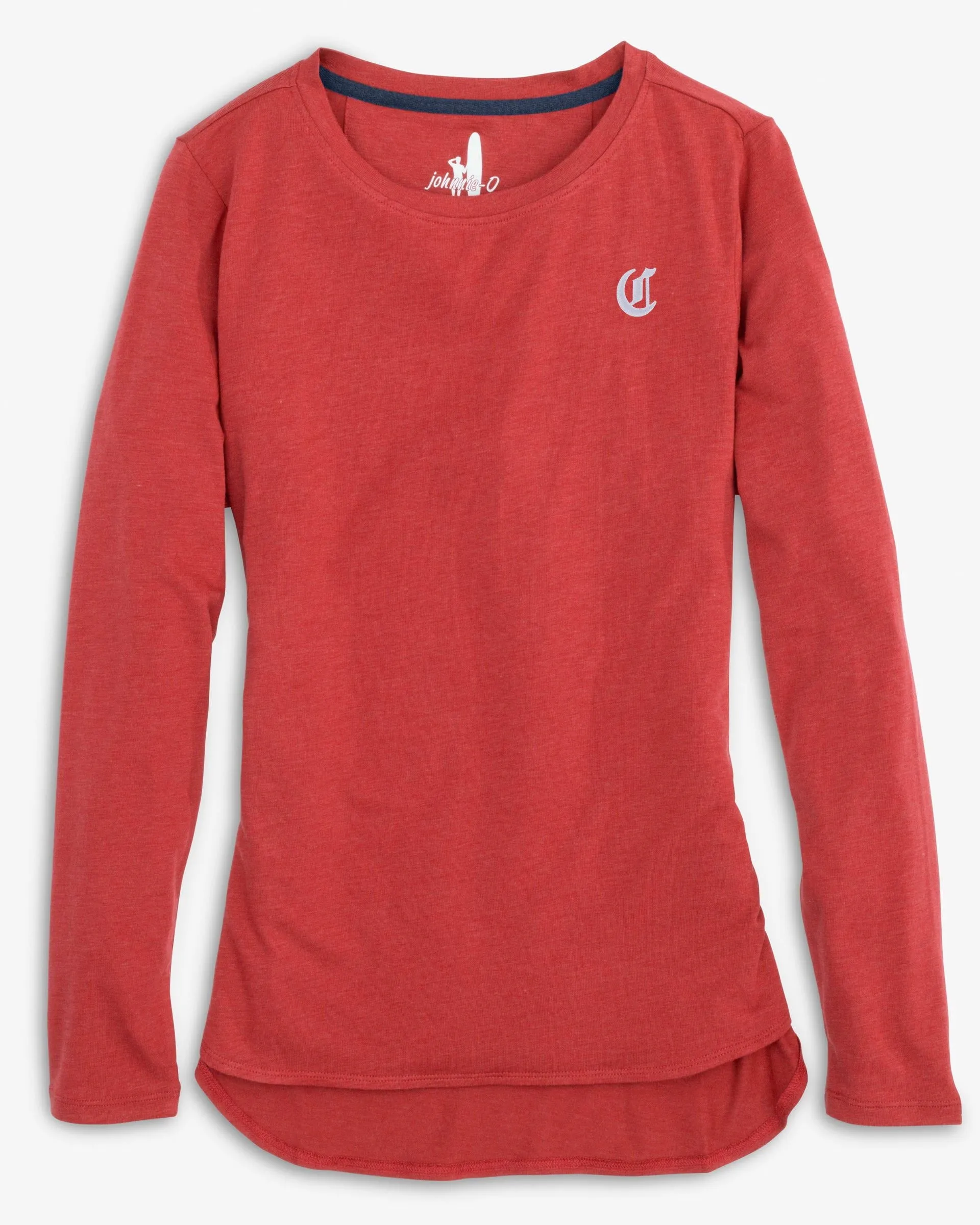 Women's Cincinnati Reds Addison Long Sleeve T-Shirt - Cooperstown Logo sold by Johnnie-O product image thumbnail 3