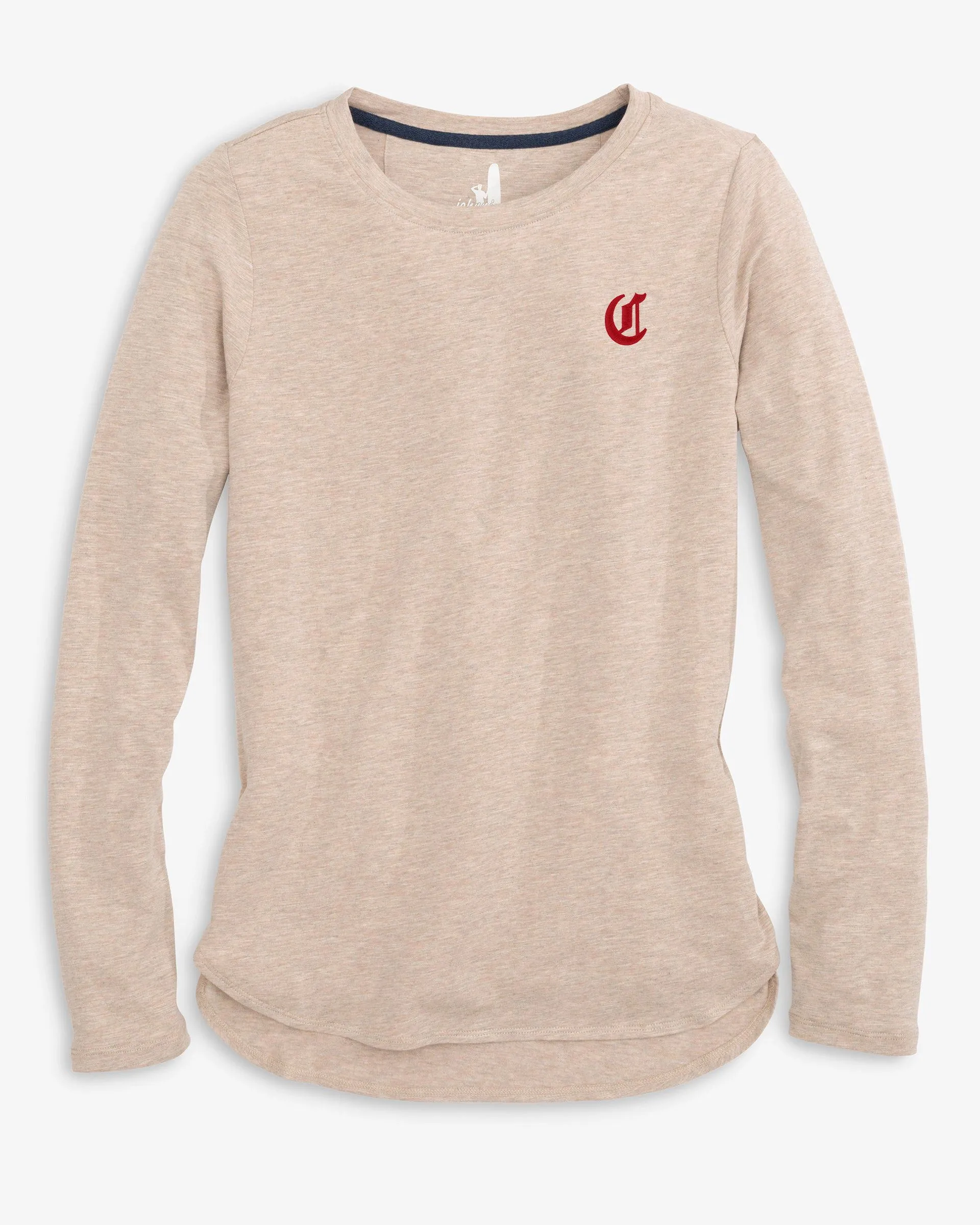 Women's Cincinnati Reds Addison Long Sleeve T-Shirt - Cooperstown Logo sold by Johnnie-O product image thumbnail 2