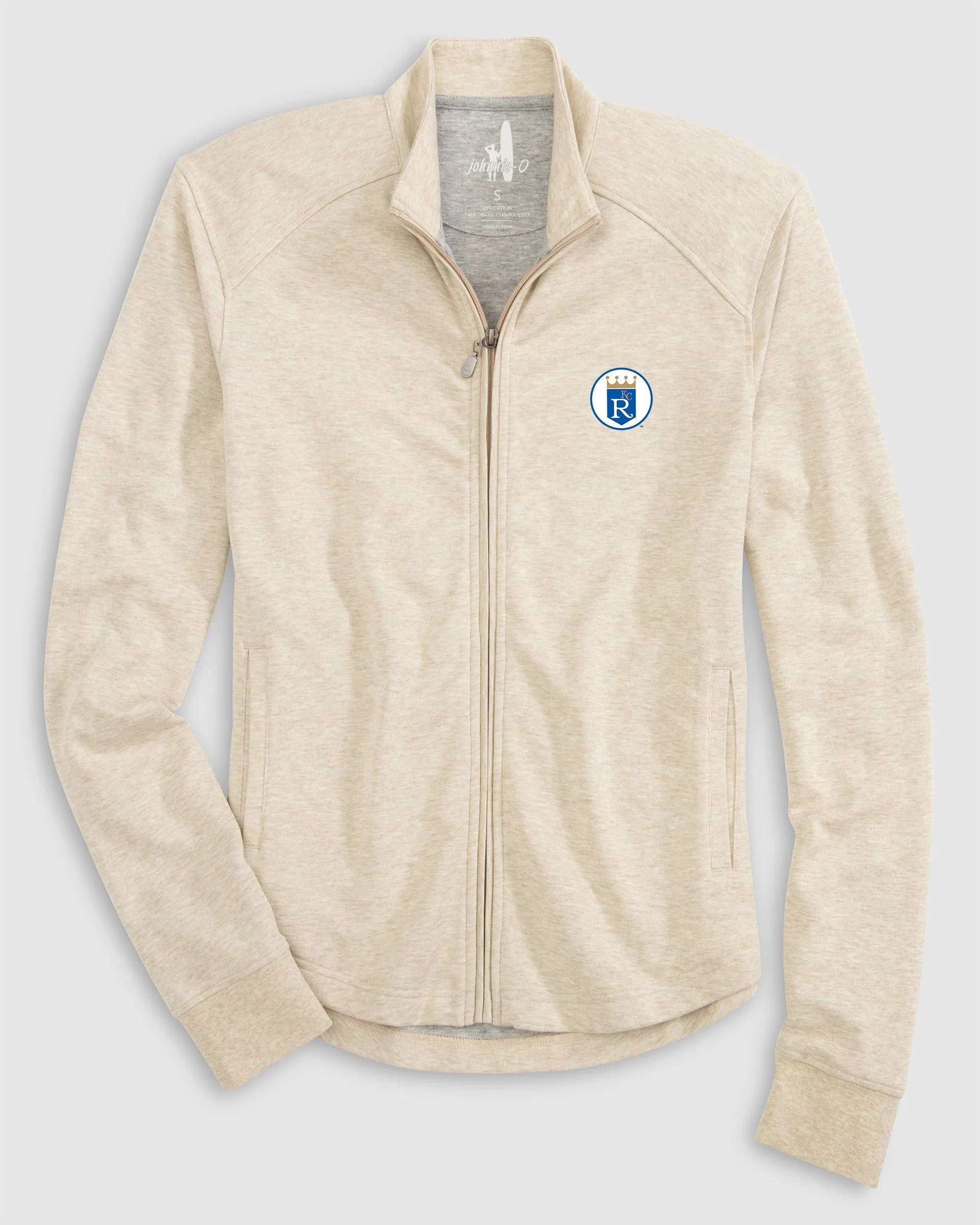 Women's Kansas City Royals Tomi Full Zip Jacket - Cooperstown Logo sold by Johnnie-O
