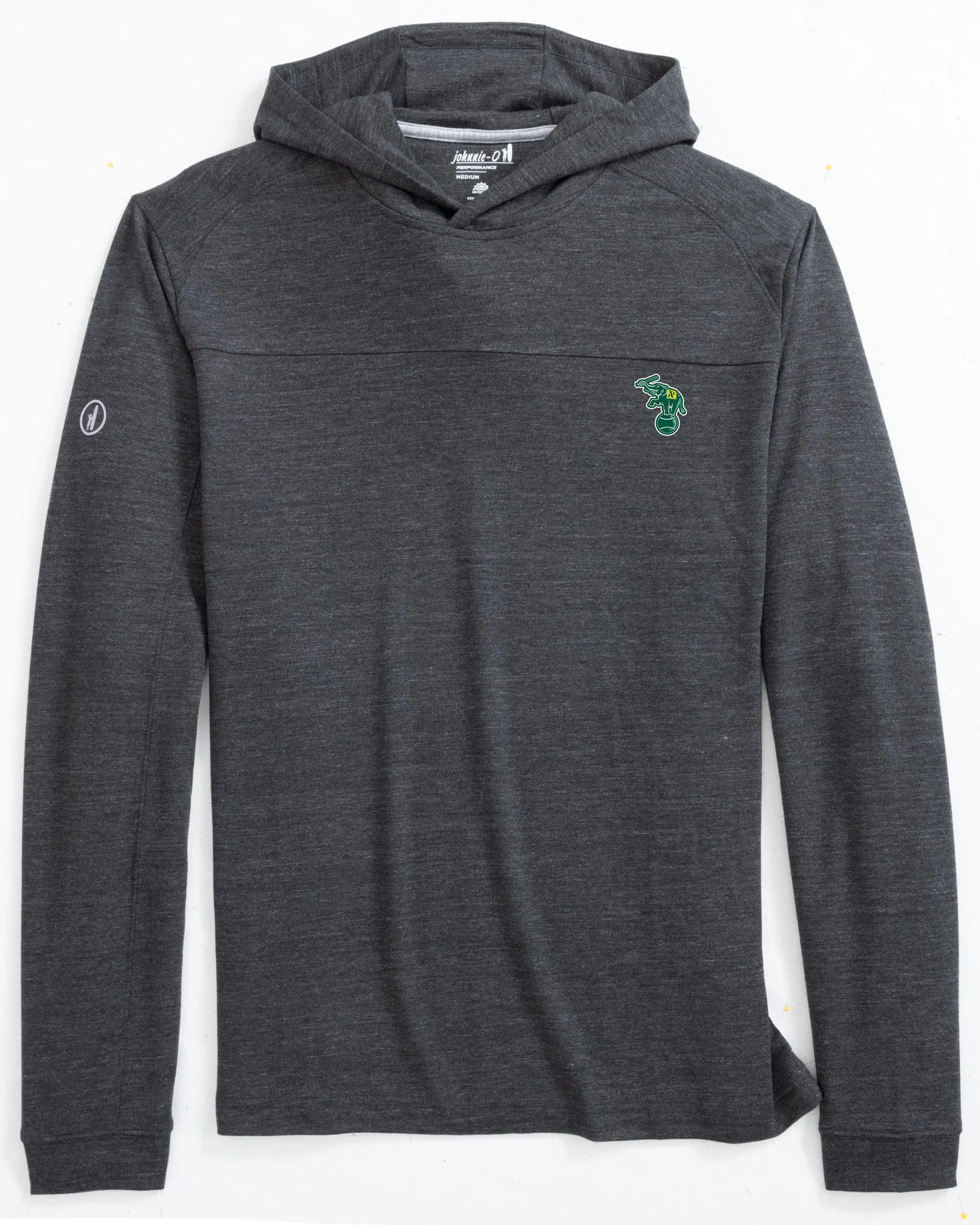Oakland Athletics Remmy Performance Hoodie - Cooperstown Logo sold by Johnnie-O
