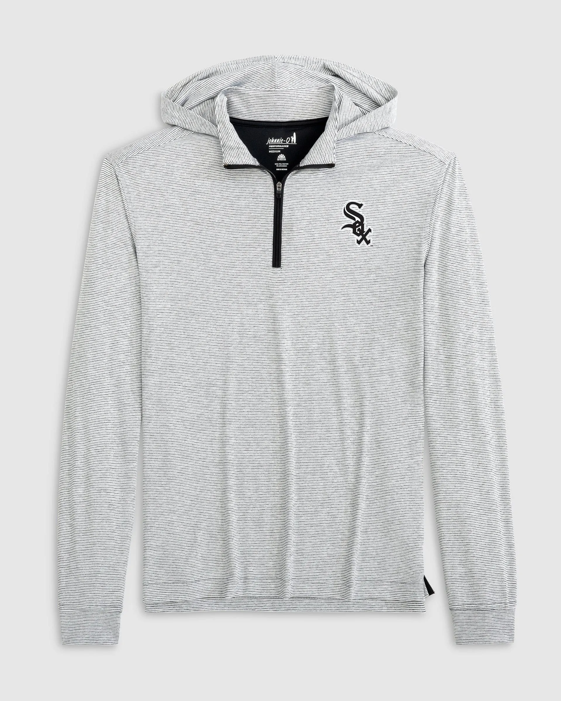 Chicago White Sox Hybrid Performance 1/4 Zip Hoodie sold by Johnnie-O