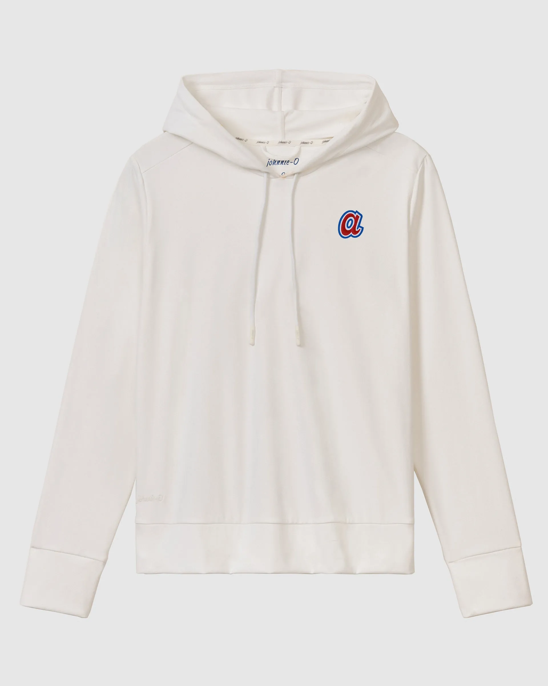 Women's Atlanta Braves Nalla Performance Hoodie - Cooperstown Logo sold by Johnnie-O