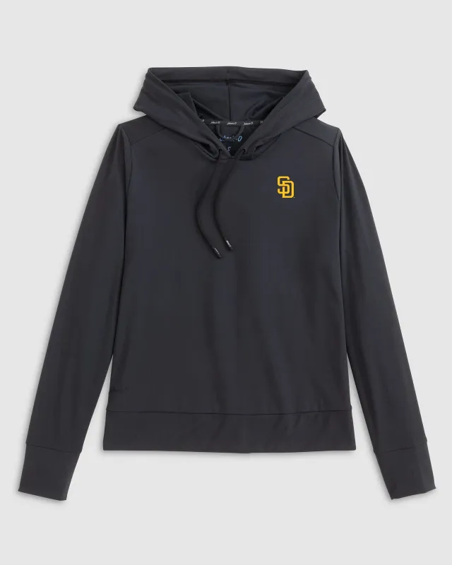 Women's San Diego Padres Nalla Performance Hoodie sold by Johnnie-O