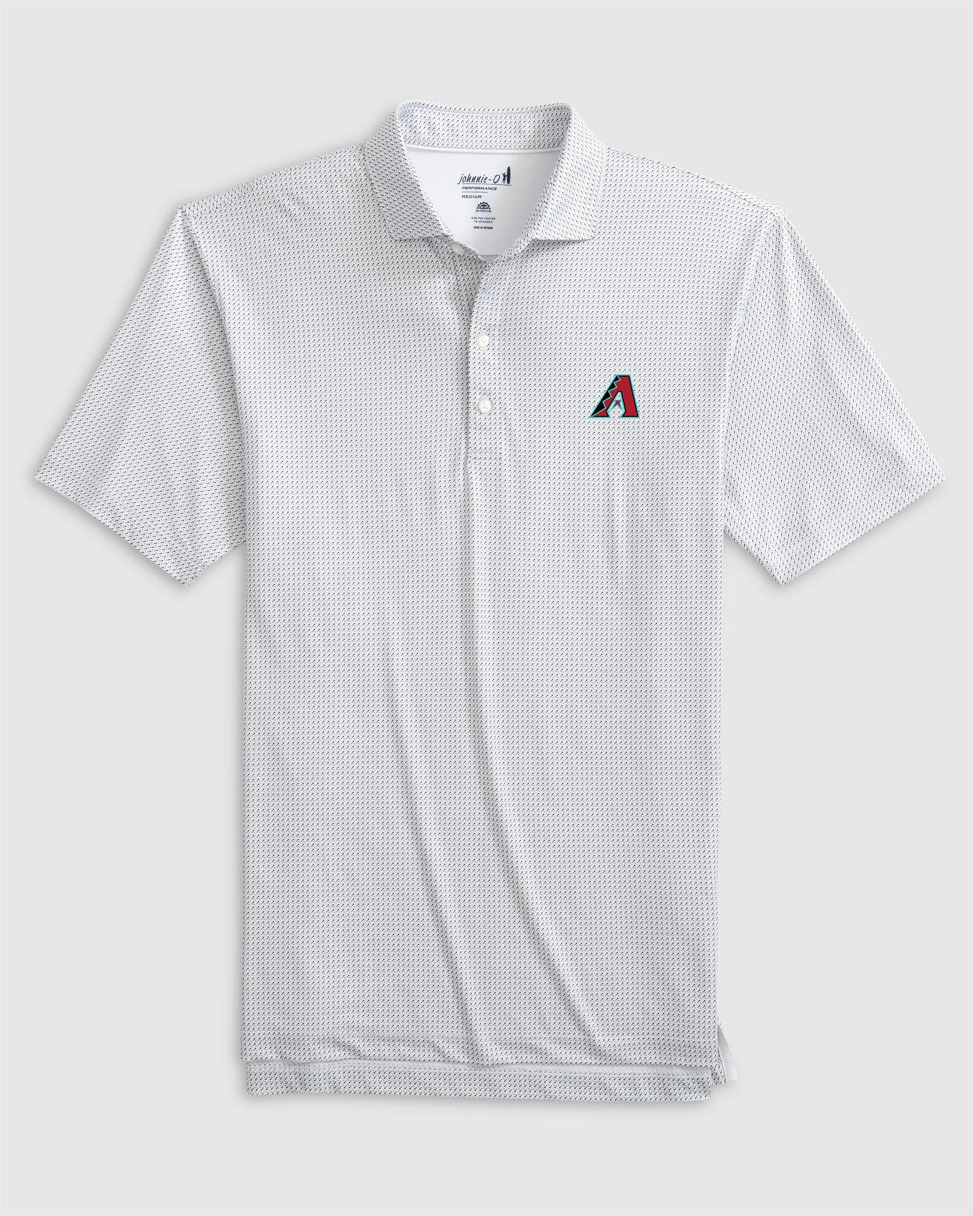 Arizona Diamondbacks Tee Time Performance Jersey Polo sold by Johnnie-O