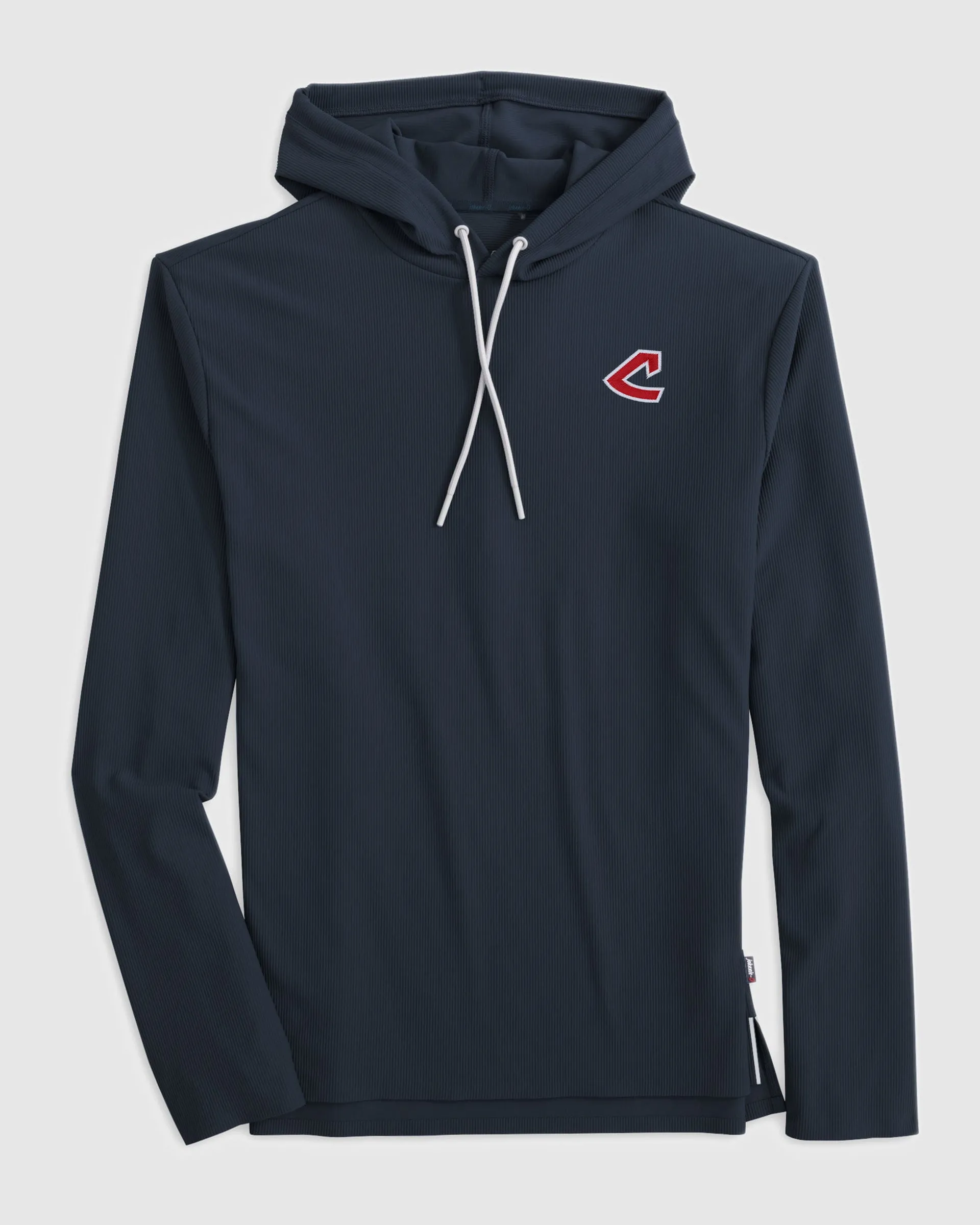 Cleveland Guardians Hoppin Performance Hoodie - Cooperstown Logo sold by Johnnie-O