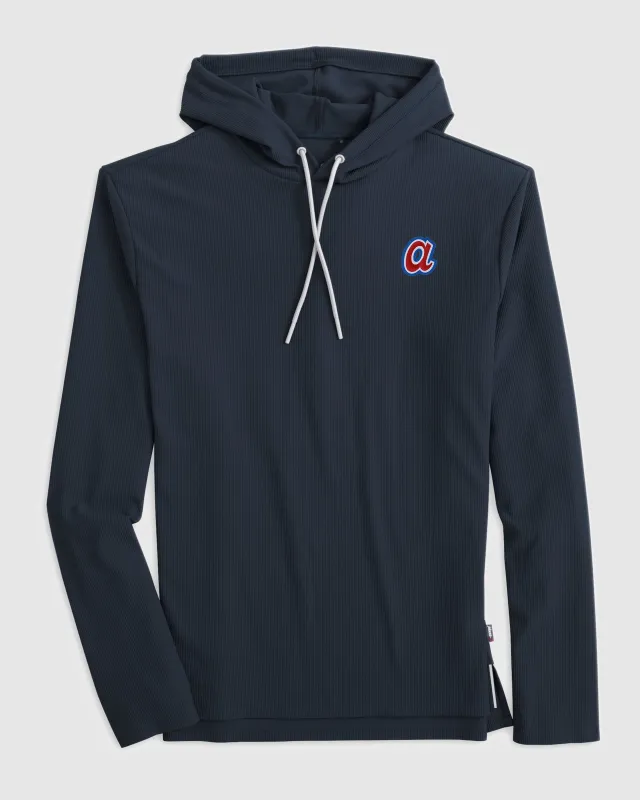 Atlanta Braves Hoppin Performance Hoodie - Cooperstown Logo sold by Johnnie-O