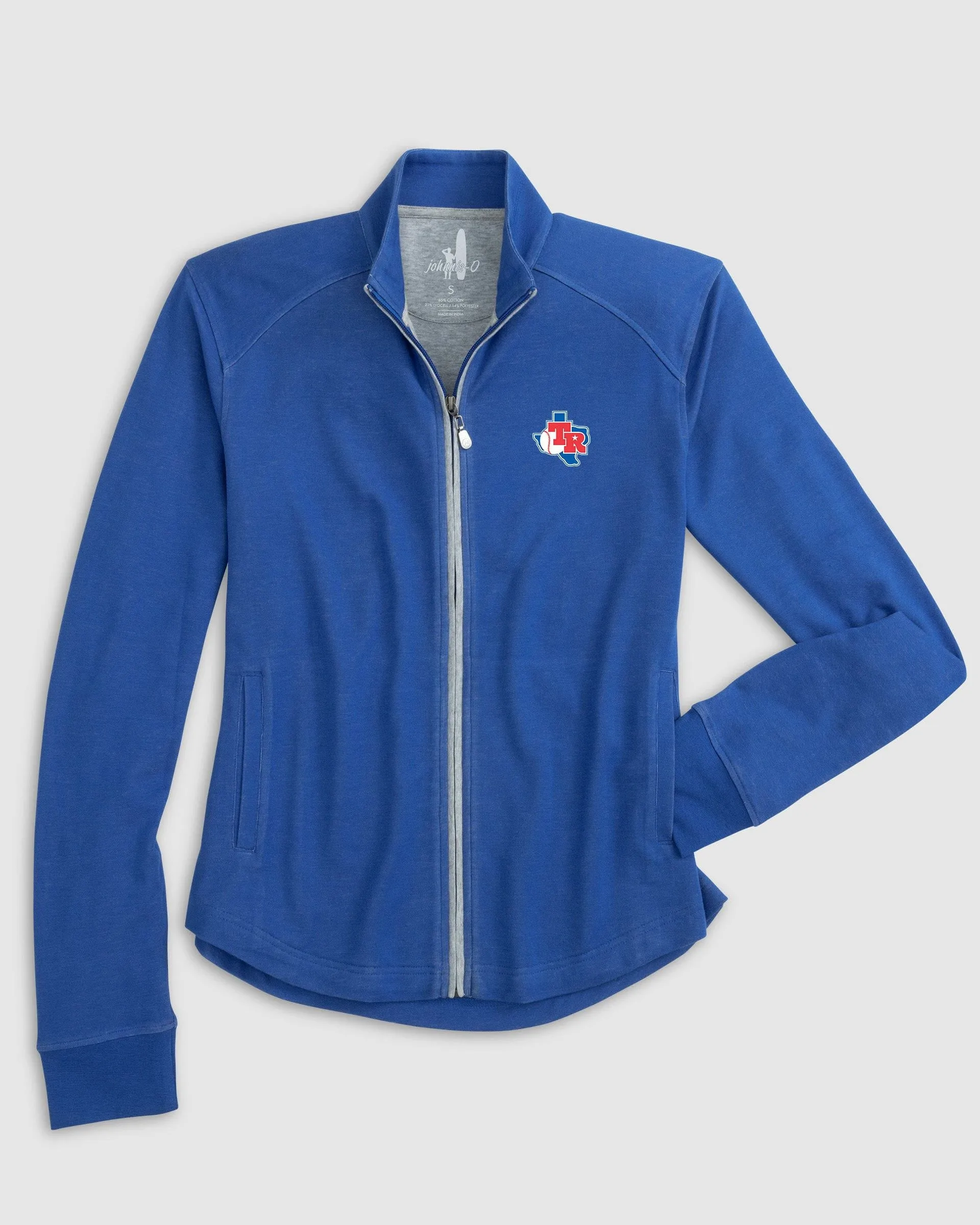 Women's Texas Rangers Tomi Full Zip Jacket - Cooperstown Logo sold by Johnnie-O product image thumbnail 4
