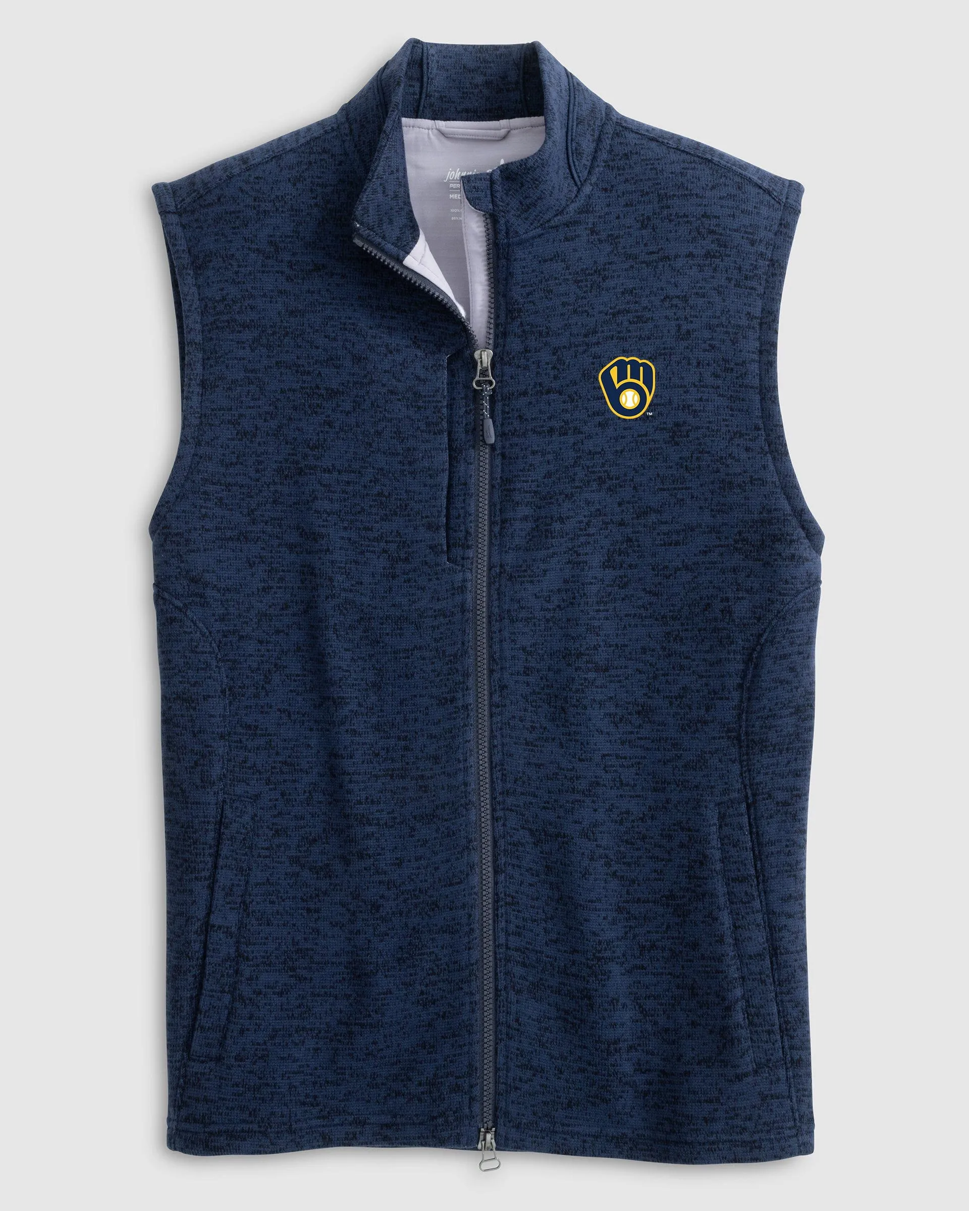 Milwaukee Brewers Denalis Performance Fleece Vest sold by Johnnie-O product image thumbnail 2