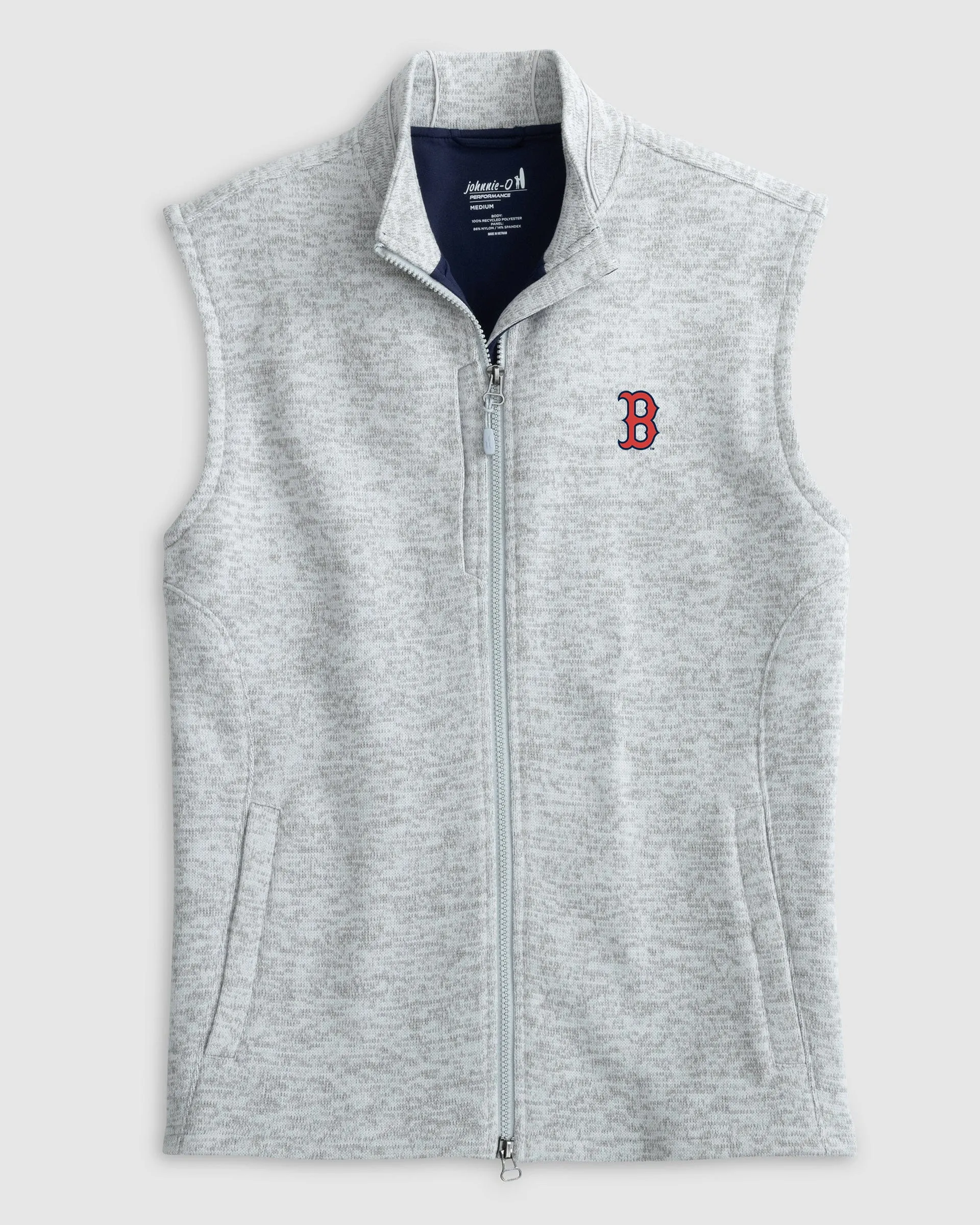 Boston Red Sox Denalis Performance Fleece Vest sold by Johnnie-O