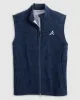 Atlanta Braves Denalis Performance Fleece Vest sold by Johnnie-O