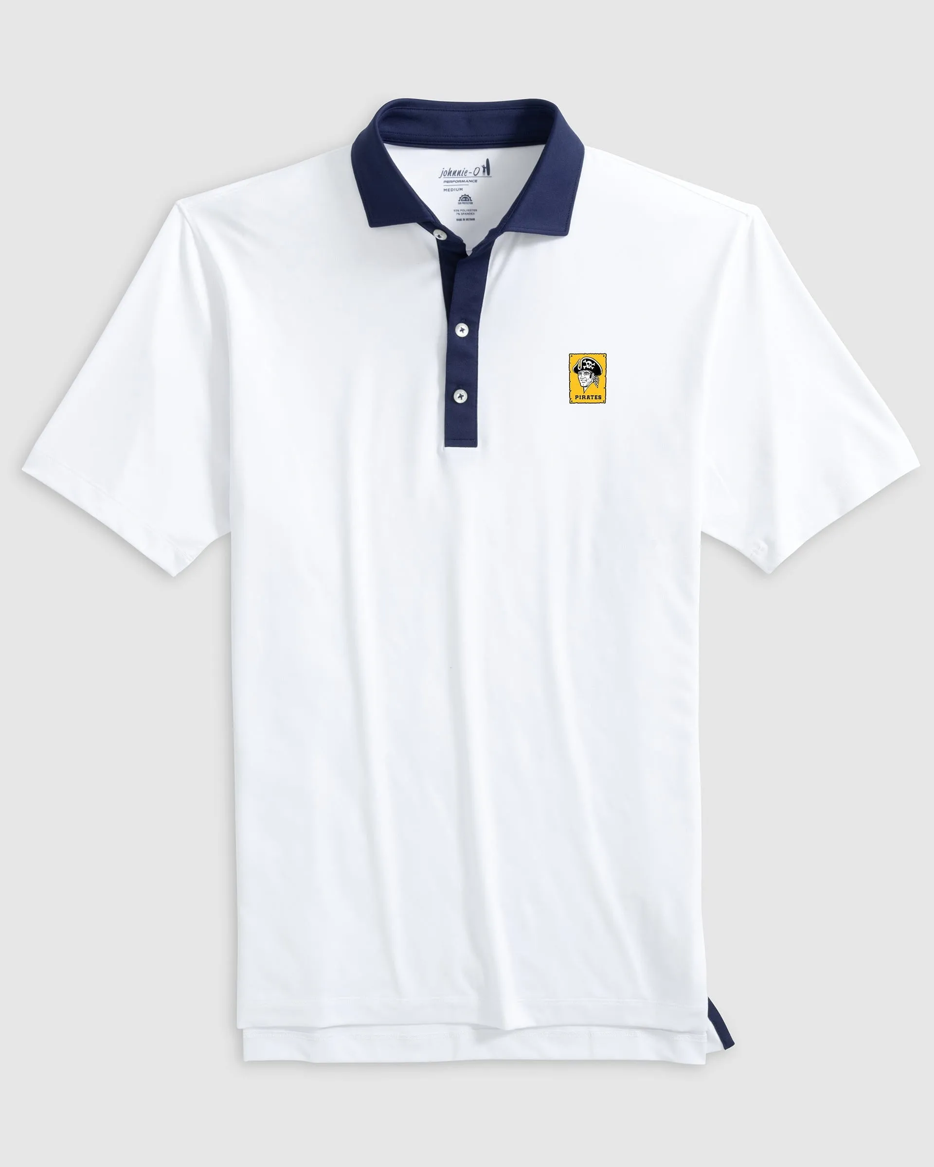 Jmpo101593Pi Pittsburgh Pirates Ramos Performance Jersey Polo - Cooperstown Logo sold by Johnnie-O