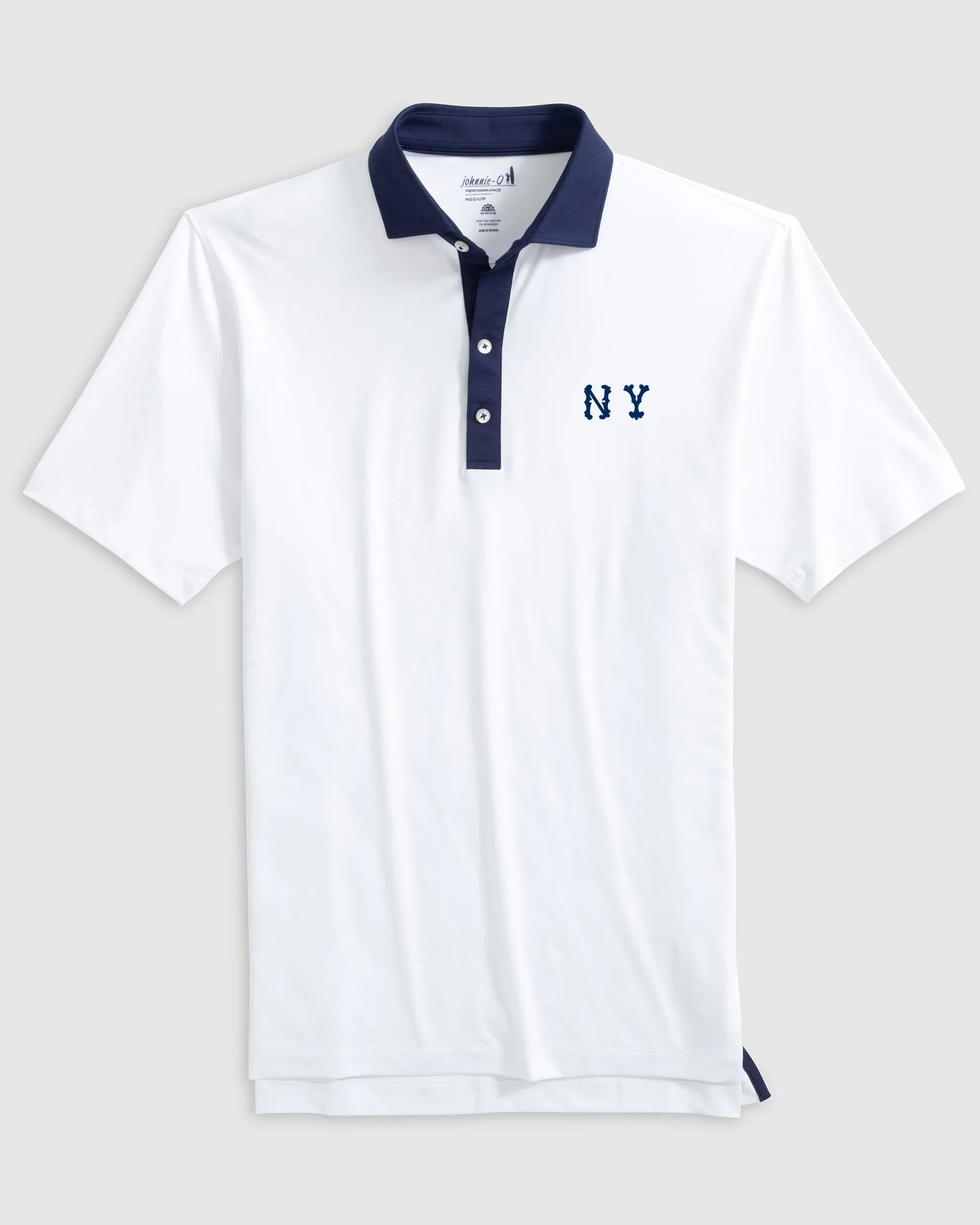 New York Yankees Ramos Performance Jersey Polo - Cooperstown Logo sold by Johnnie-O