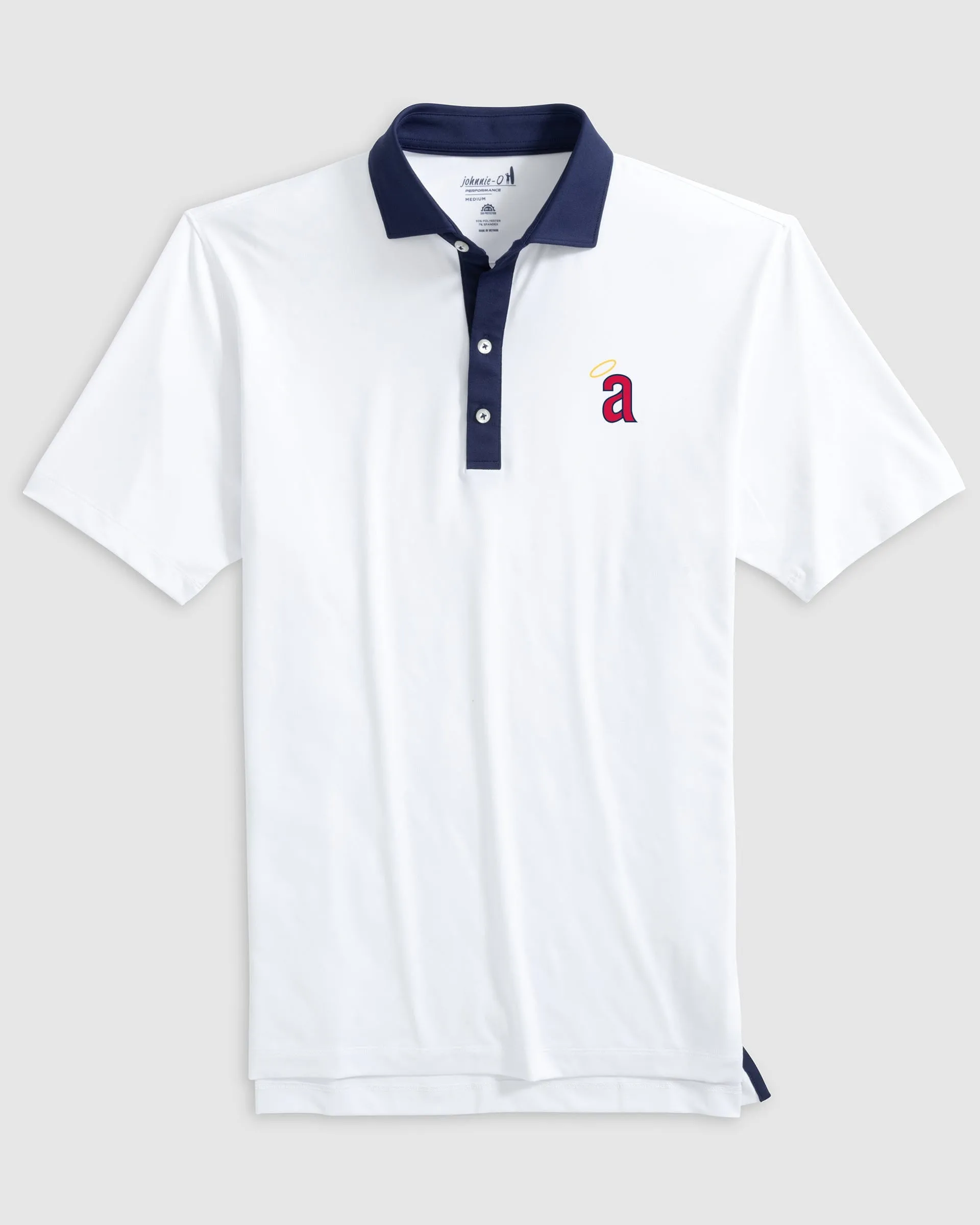 Los Angeles Angelse Ramos Performance Jersey Polo - Cooperstown Logo sold by Johnnie-O
