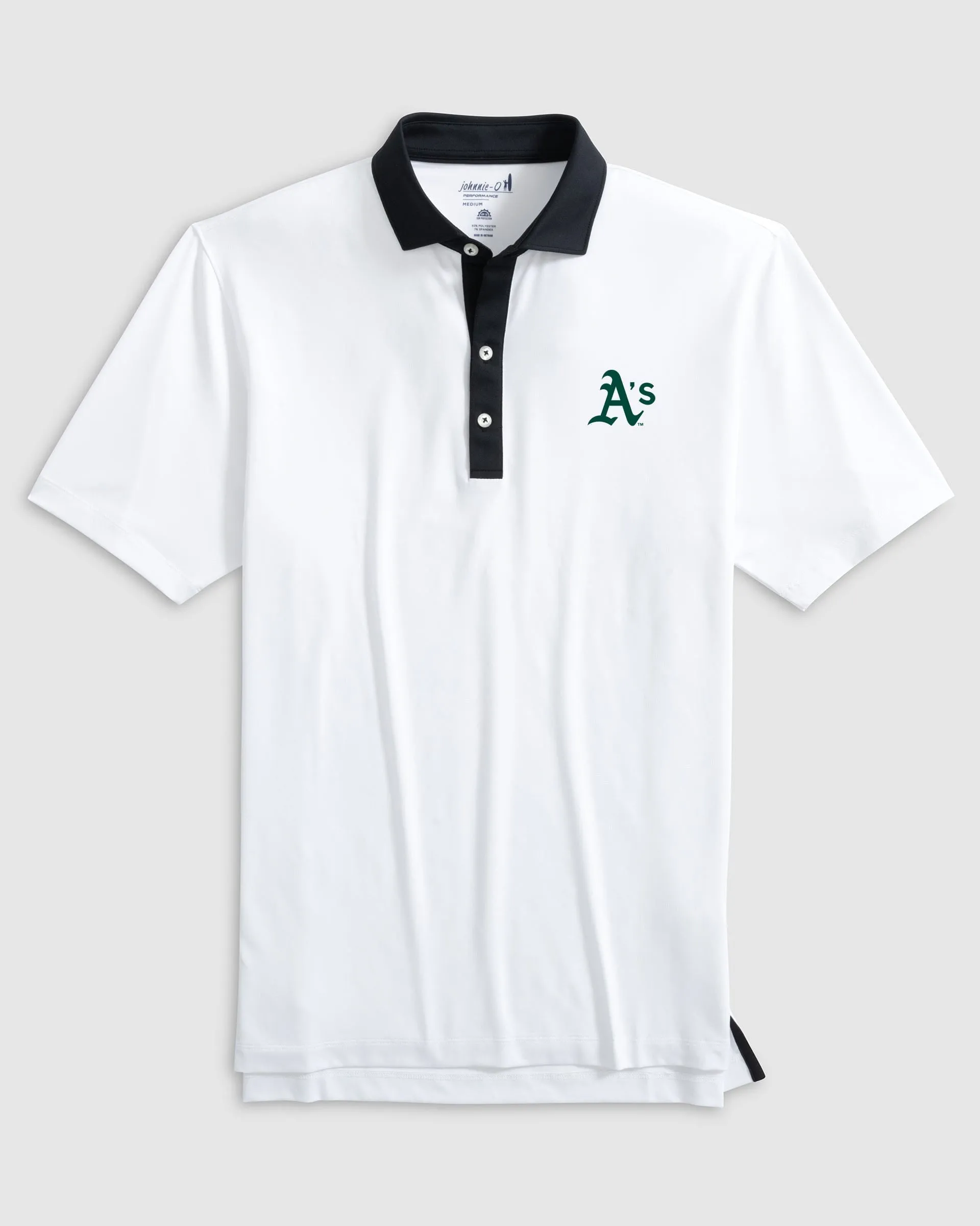 Oakland Athletics Ramos Performance Jersey Polo sold by Johnnie-O