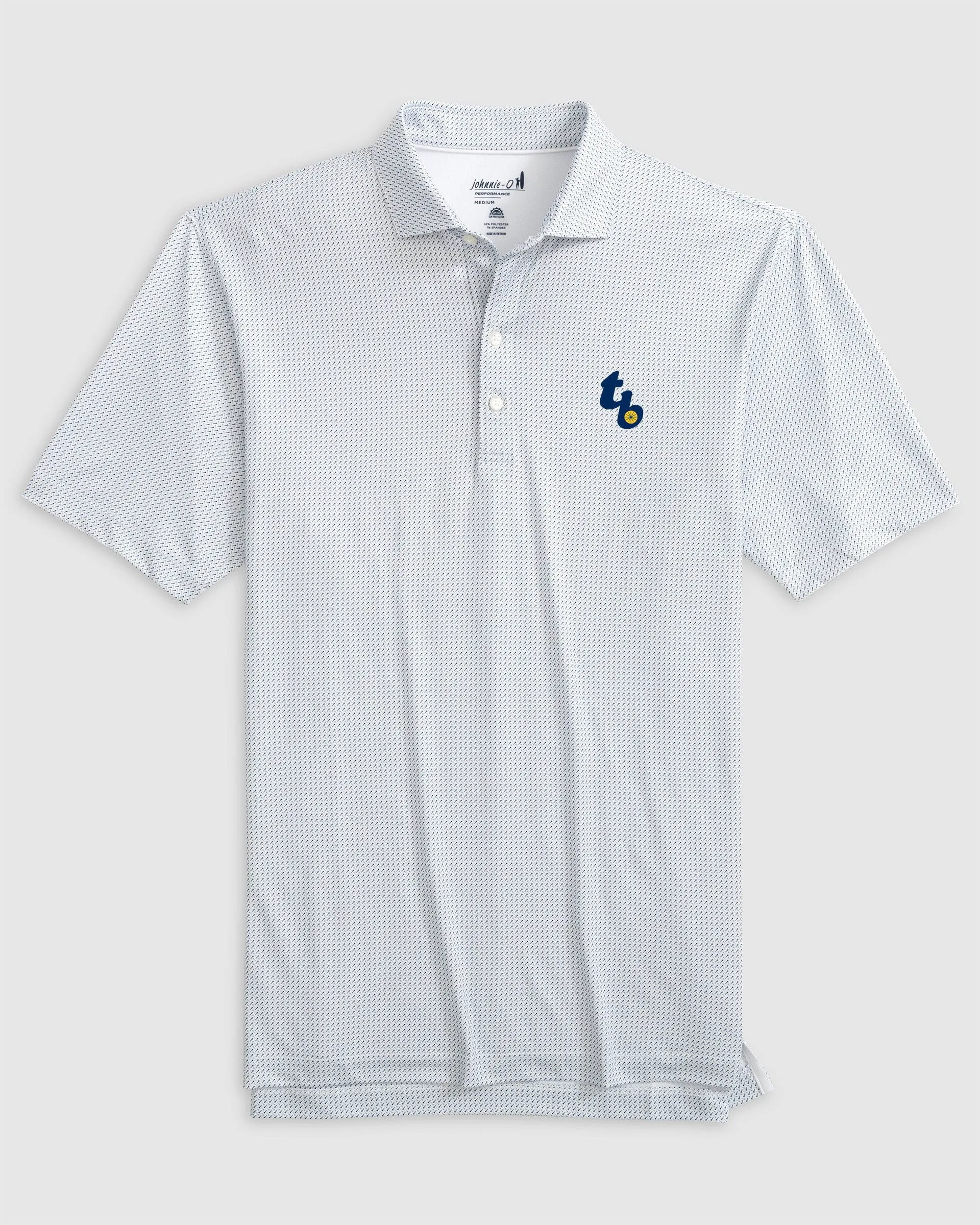 Tampa Bay Rays Tee Time Performance Jersey Polo - Cooperstown Logo sold by Johnnie-O