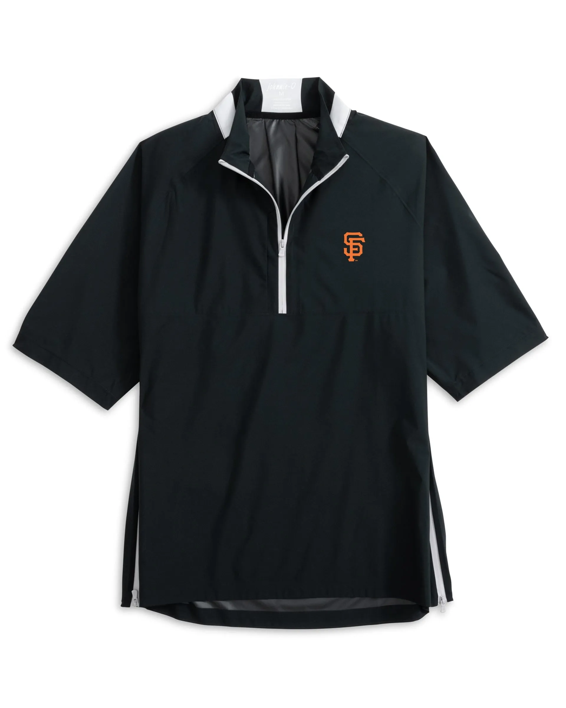 San Francisco Giants Stealth Stowable Short Sleeve Rain Jacket sold by Johnnie-O