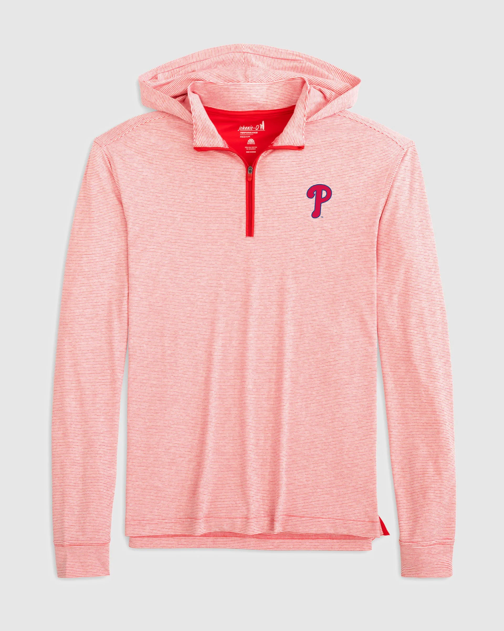 Philadelphia Phillies Hybrid Performance 1/4 Zip Hoodie sold by Johnnie-O product image thumbnail 2