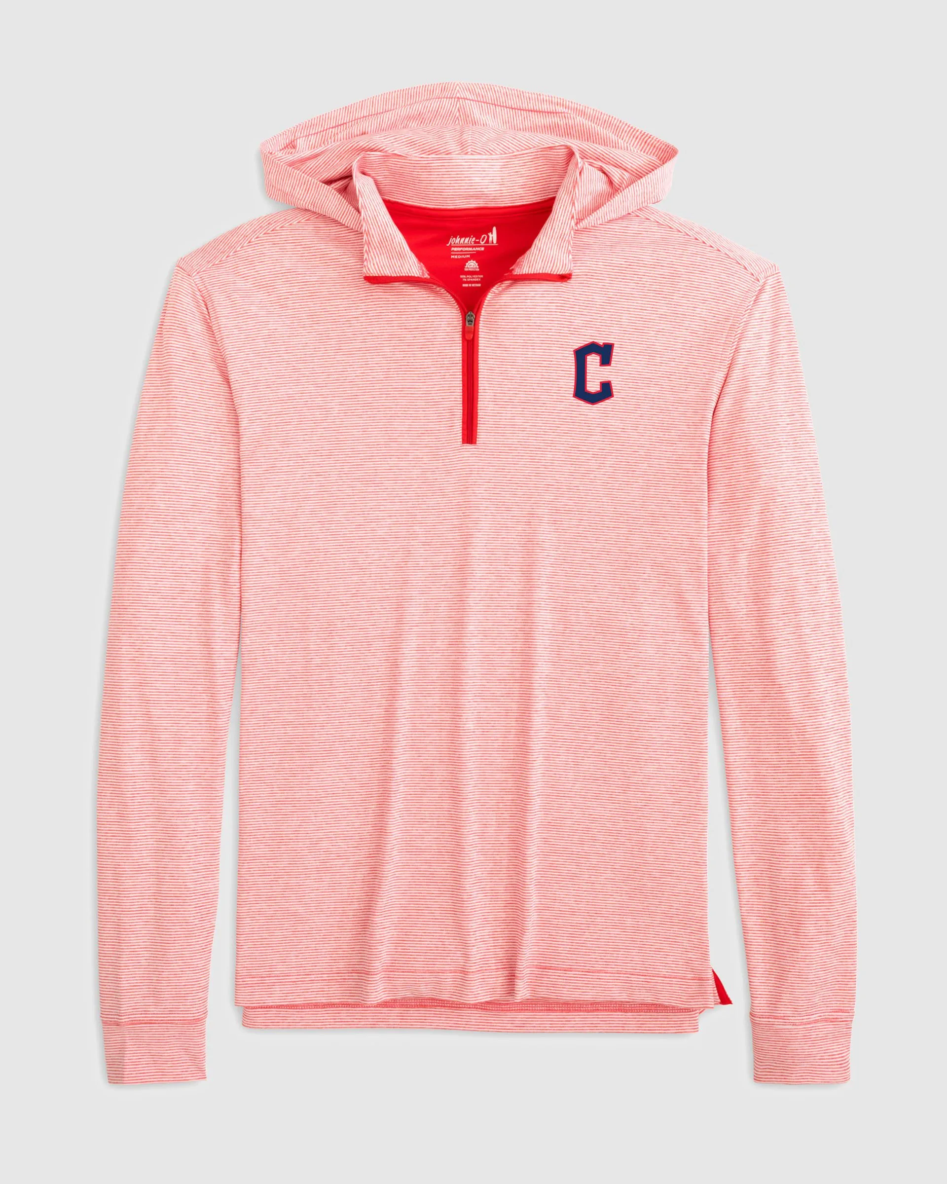 Cleveland Guardians Hybrid Performance 1/4 Zip Hoodie sold by Johnnie-O product image thumbnail 2